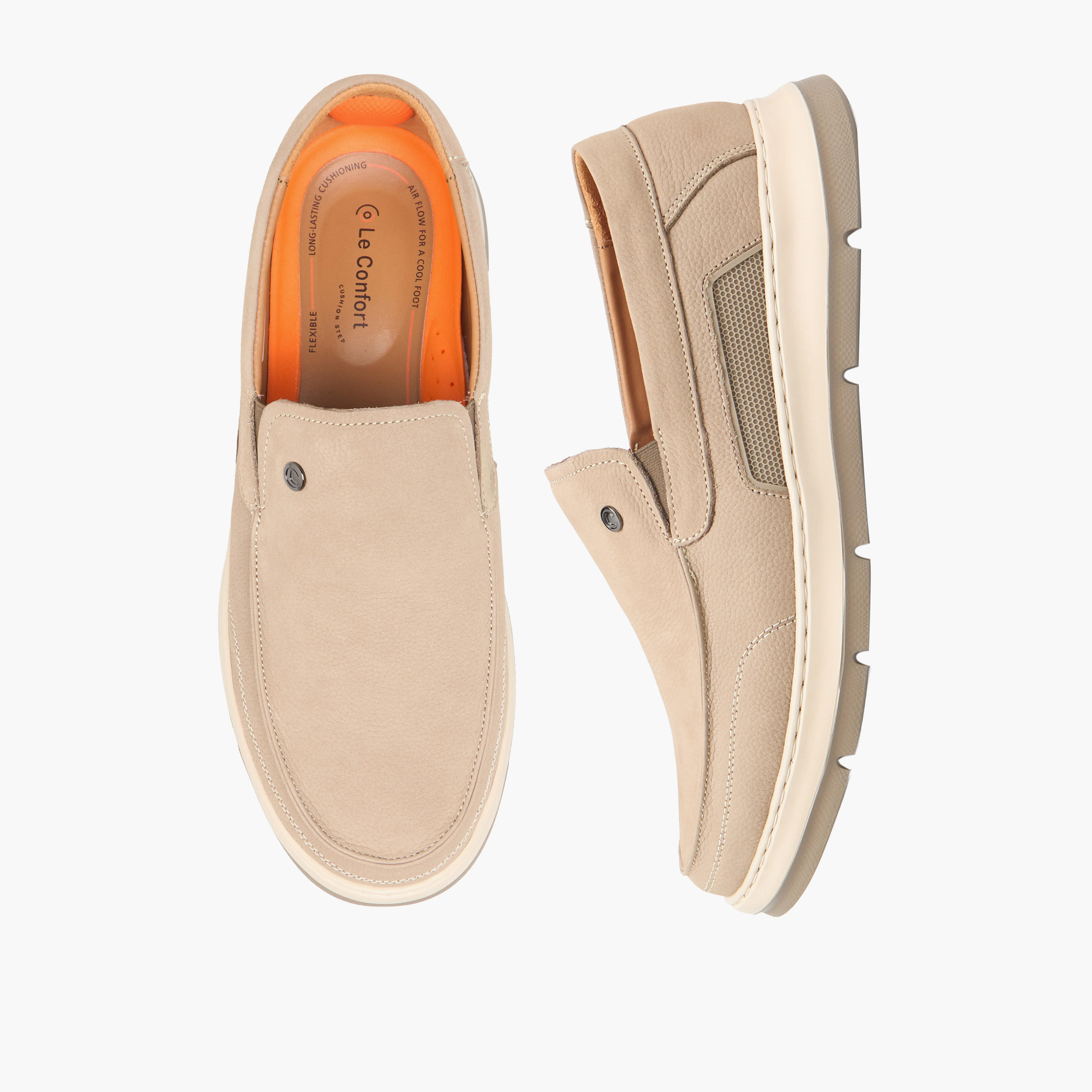 حذاء جلد سهل الارتداء للرجال من لو كونفورت-men-shoes-loafersandmoccasins-image-1