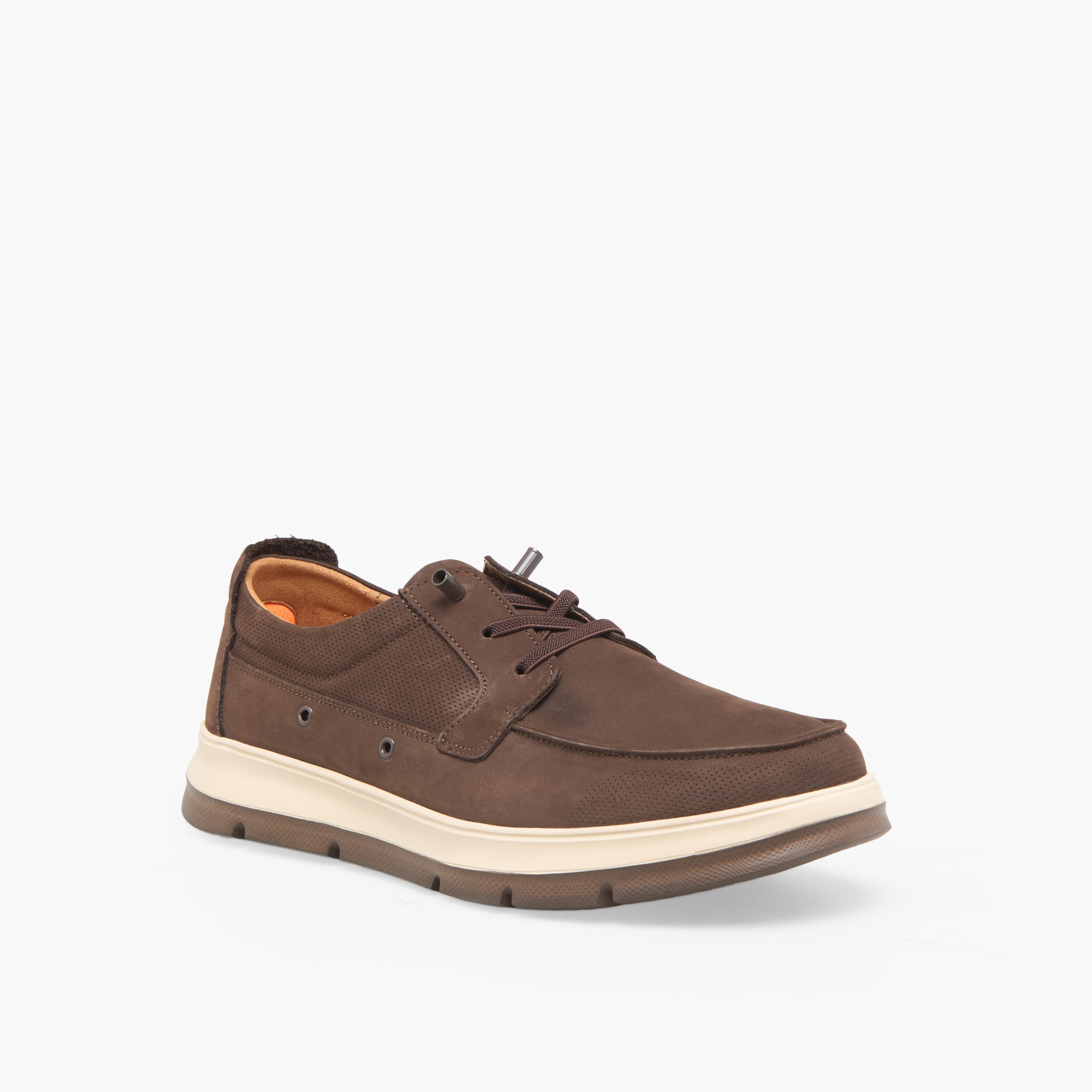 Le Confort Men Lace-Up Leather Ankle Sneakers-men-shoes-sneakers-image-2