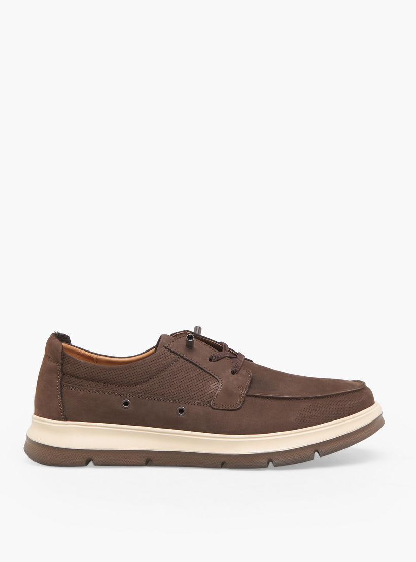 Le Confort Men Lace-Up Leather Ankle Sneakers-men-shoes-sneakers-image-3