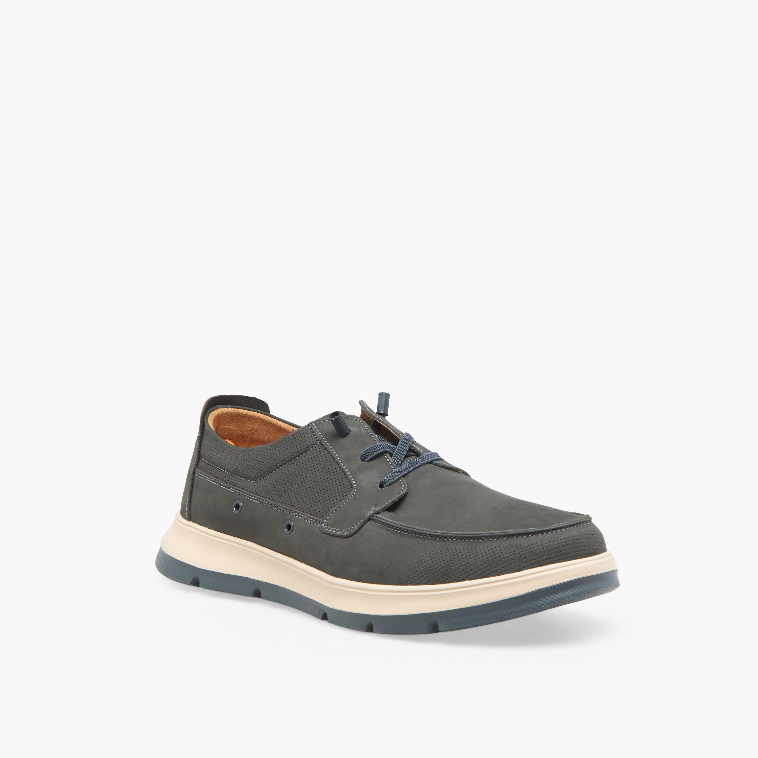 حذاء سنيكرز جلد للكاحل برباط للرجال من لو كونفورت-men-shoes-sneakers-image-2