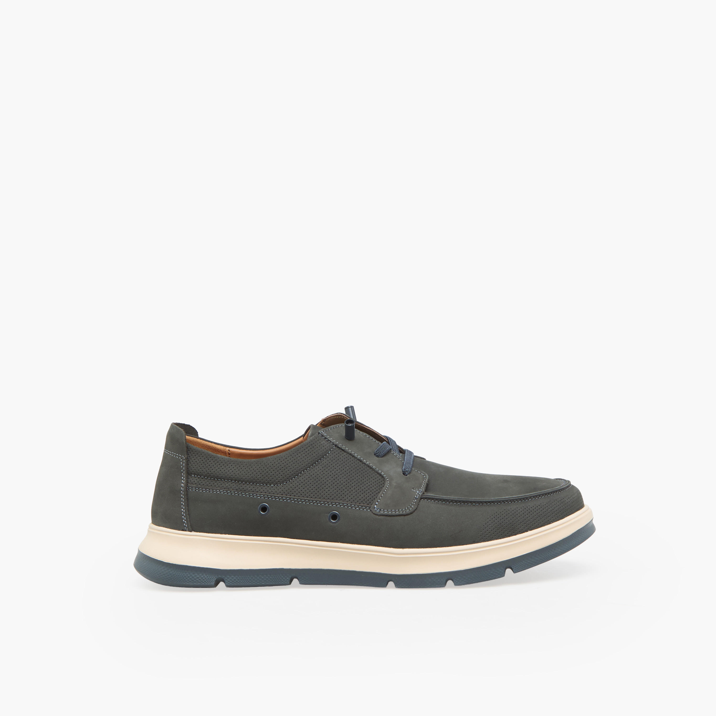 حذاء سنيكرز جلد للكاحل برباط للرجال من لو كونفورت-men-shoes-sneakers-image-3