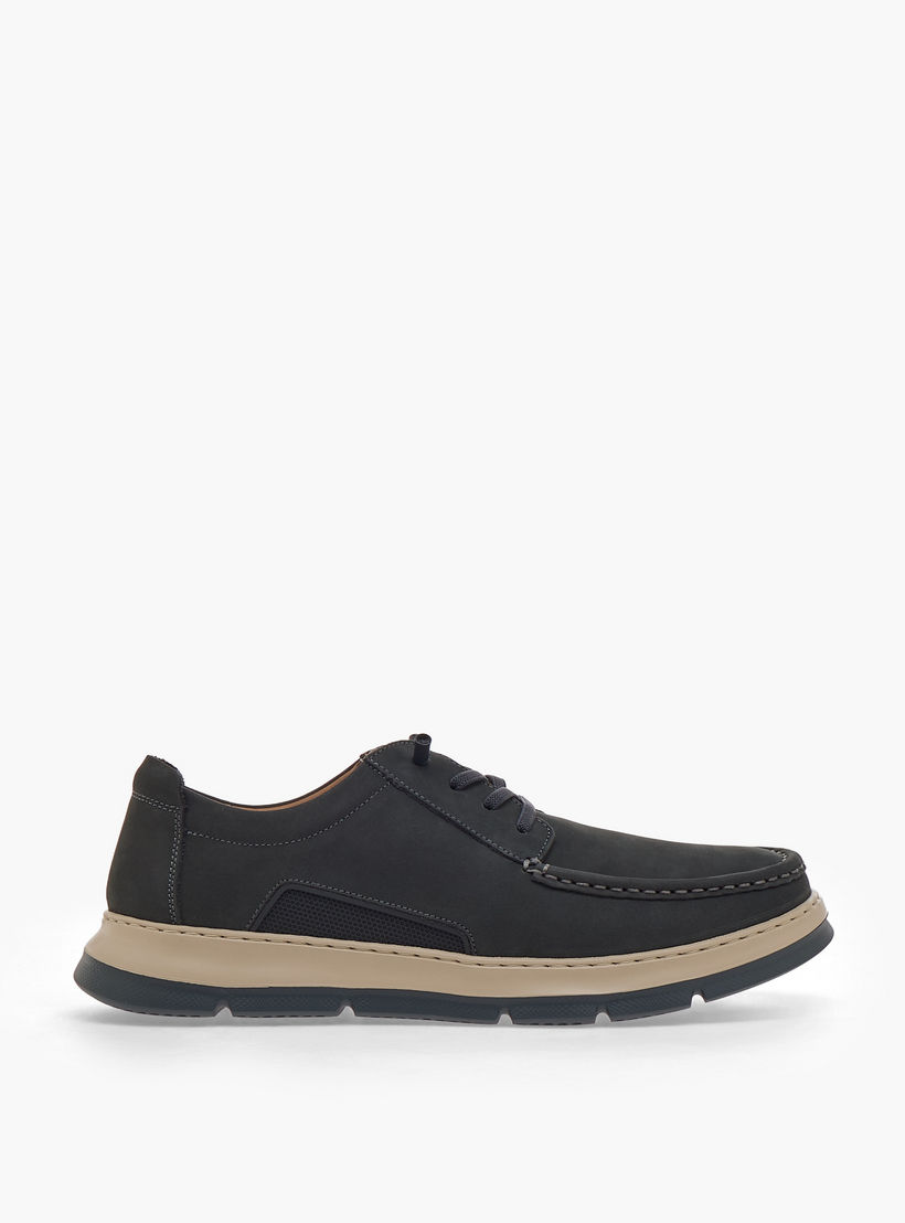 حذاء ديربي جلد سهل الارتداء للرجال من لو كونفورت-men-shoes-formalshoes-image-3