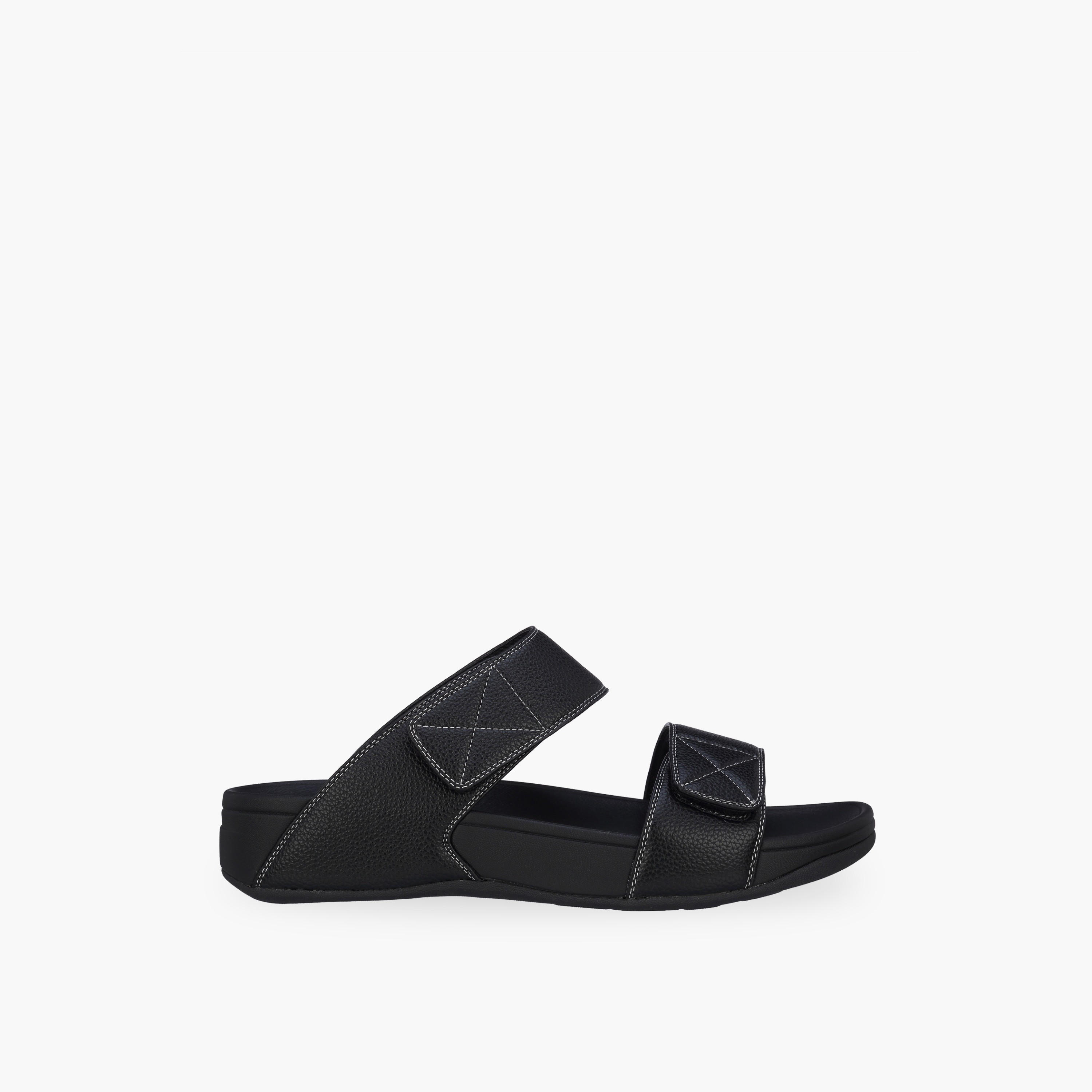 صندل بحزام مزدوج وشريط لاصق للرجال من لو كونفورت-men-shoes-sandals-image-2