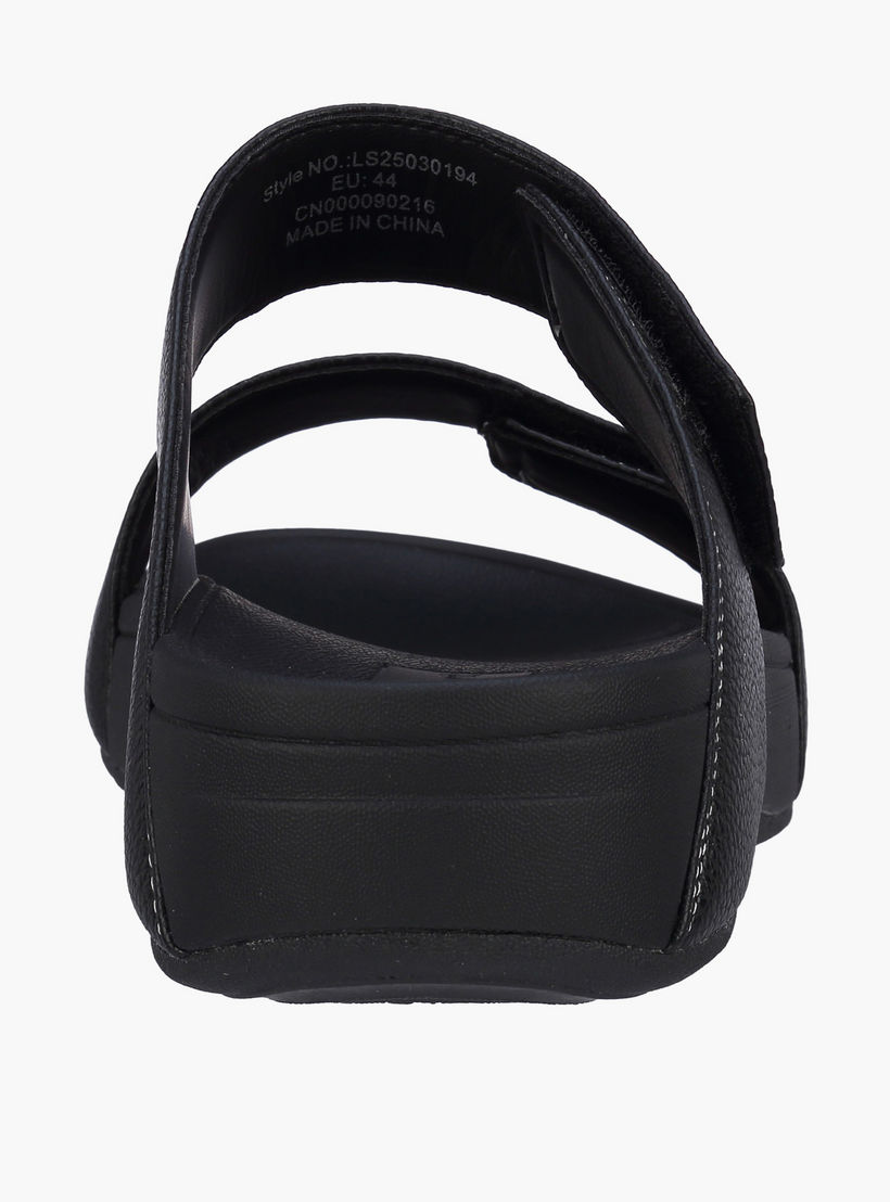 صندل بحزام مزدوج وشريط لاصق للرجال من لو كونفورت-men-shoes-sandals-image-4