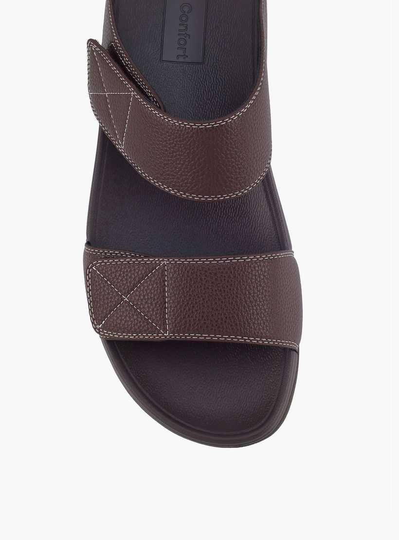 Le Confort Men Double Strap Hook & Loop Sandals-men-shoes-sandals-image-3