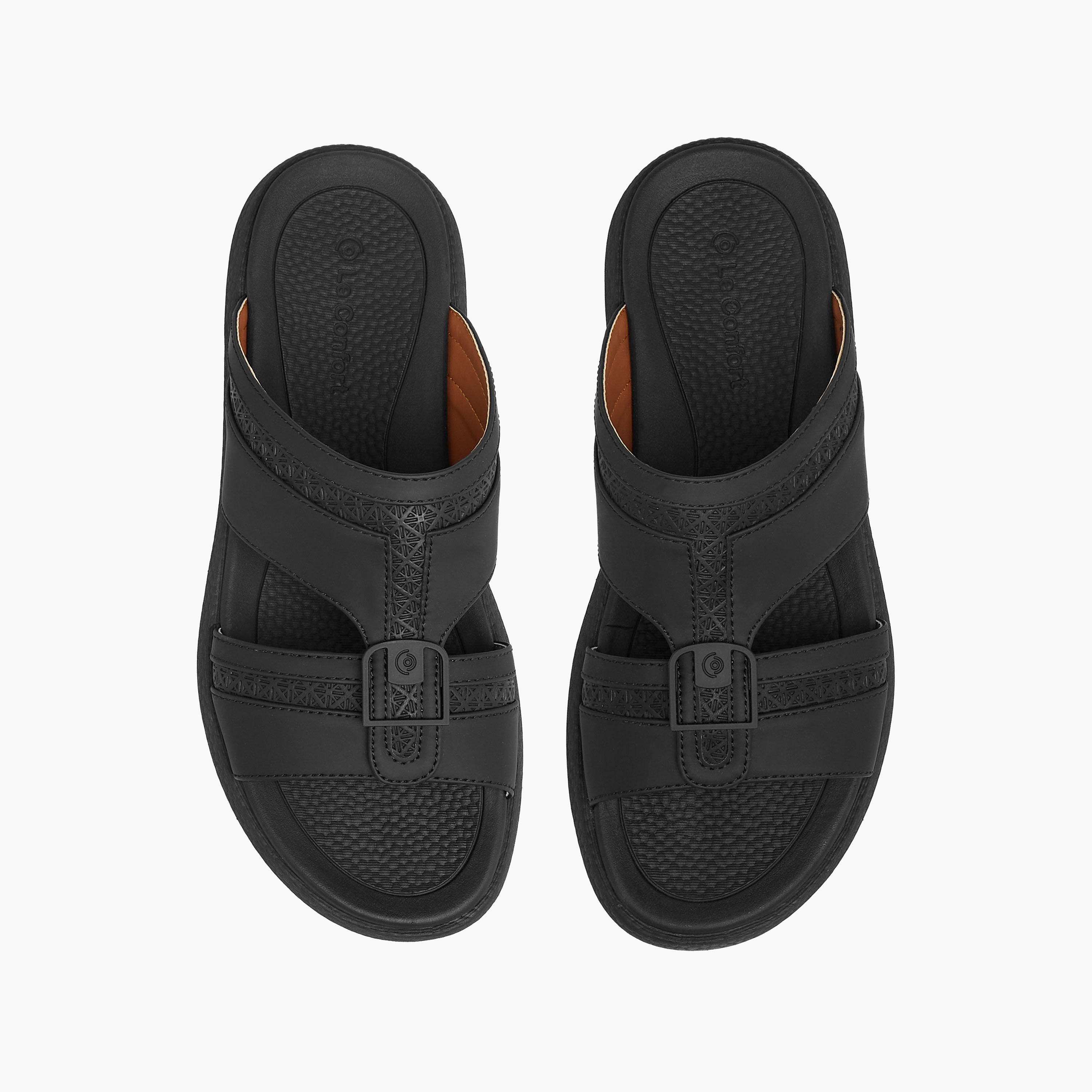 صندل عربي بتفاصيل إبزيم للرجال من لو كونفورت-men-shoes-sandals-image-1