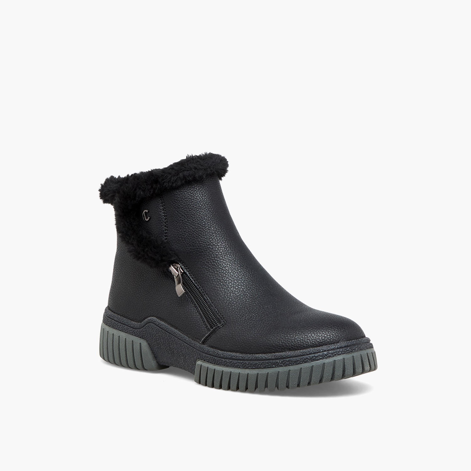 Le Confort Women Faux Fur Ankle Boot-women-shoes-boots-image-2