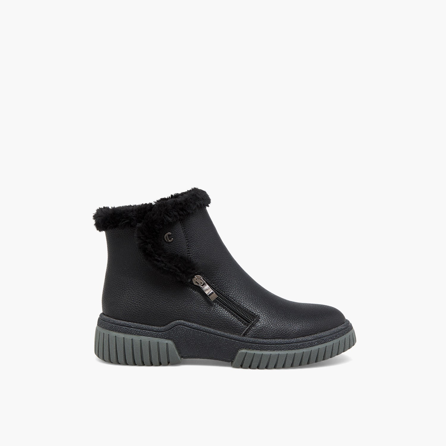 Le Confort Women Faux Fur Ankle Boot-women-shoes-boots-image-3