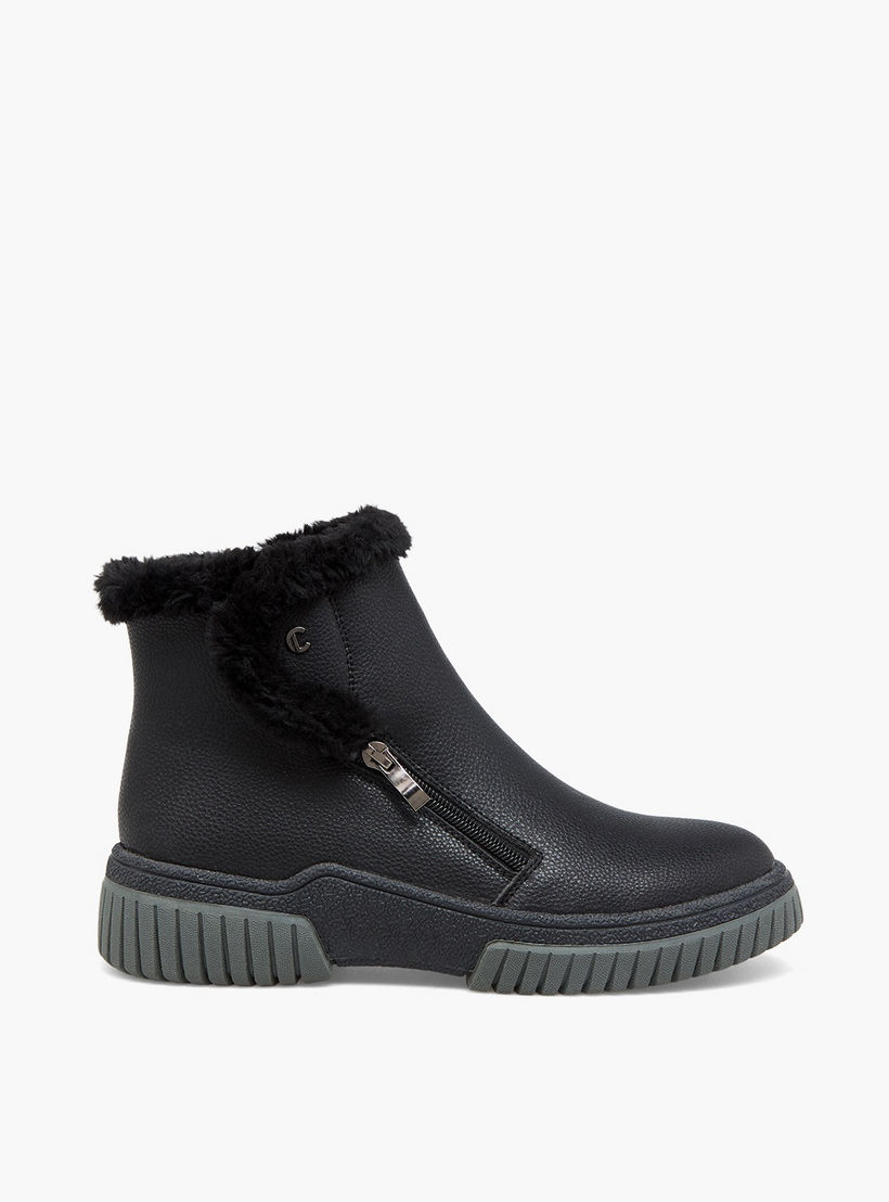 Le Confort Women Faux Fur Ankle Boot-women-shoes-boots-image-3