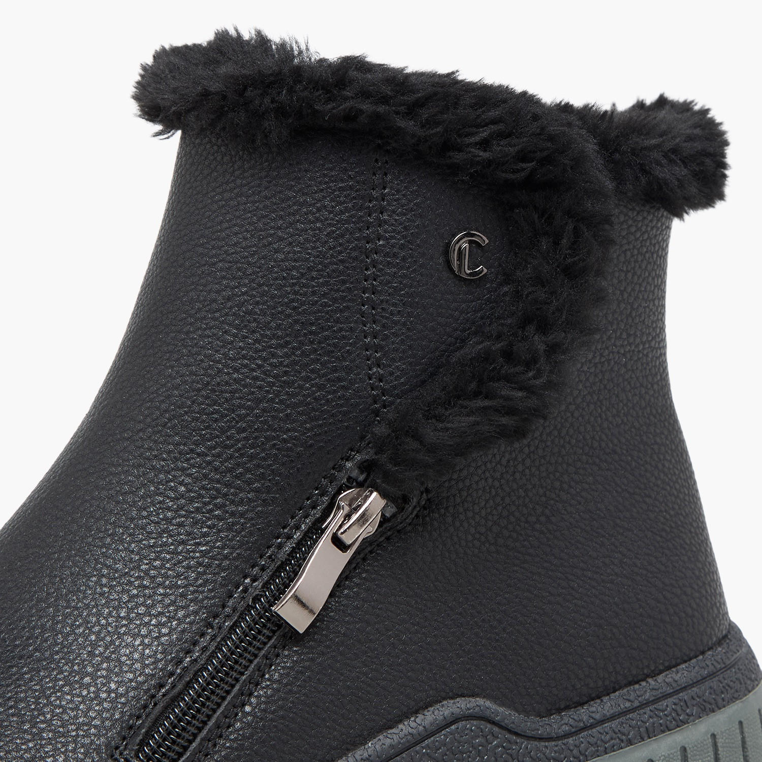 Le Confort Women Faux Fur Ankle Boot-women-shoes-boots-image-4