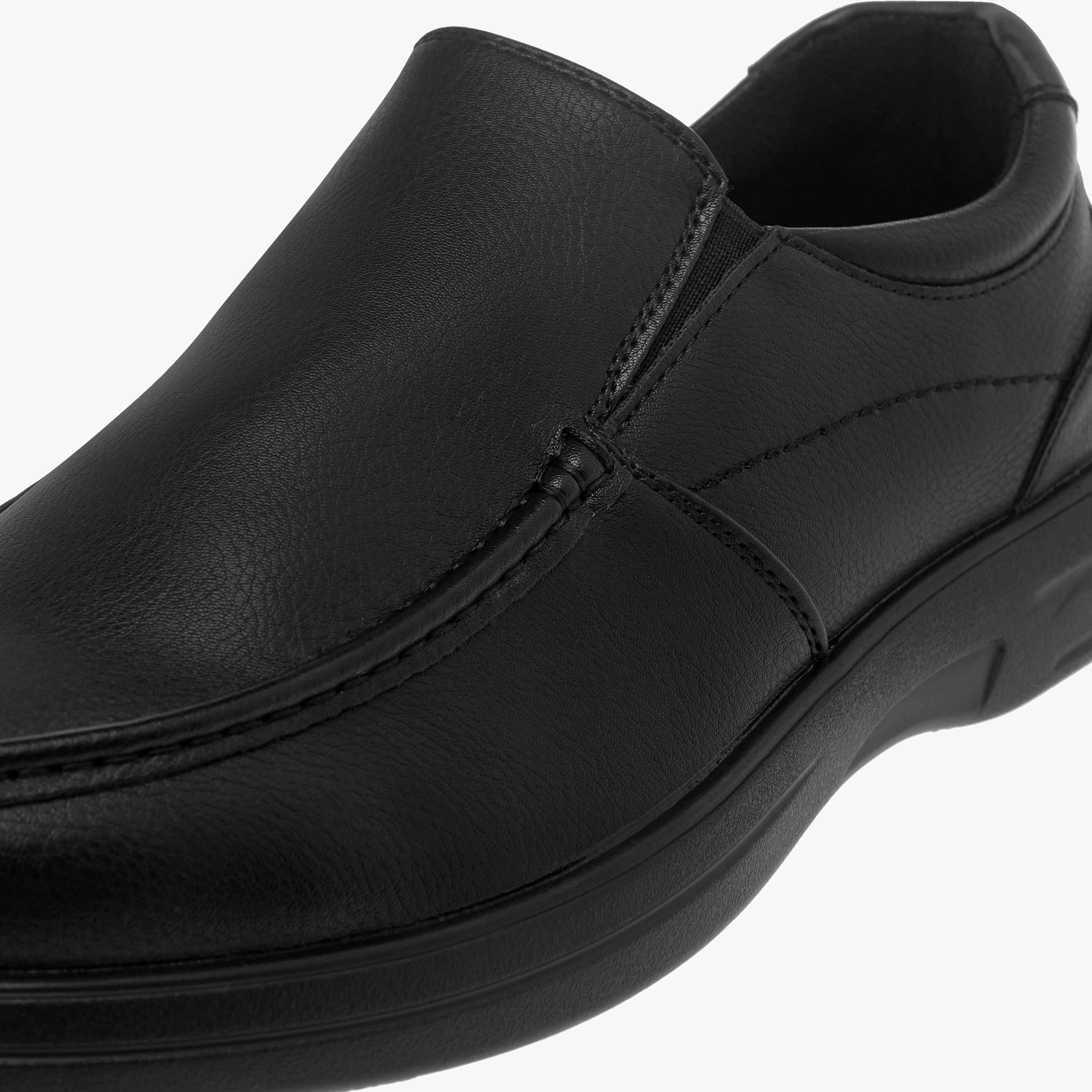 LBL by Shoexpress Panelled Slip-On Loafers-men-shoes-formalshoes-image-4