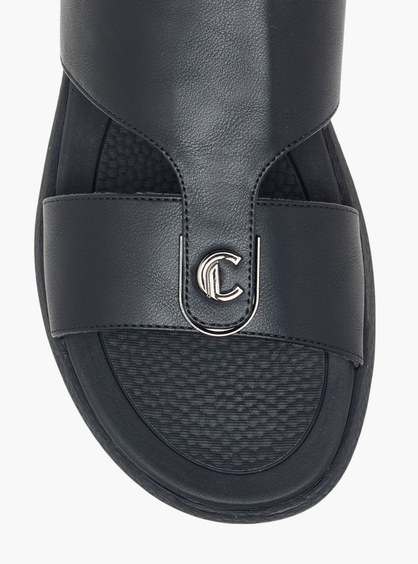 Le Confort Cutout Detail Slip-On Arabic Comfort Sandals-men-shoes-sandals-image-3