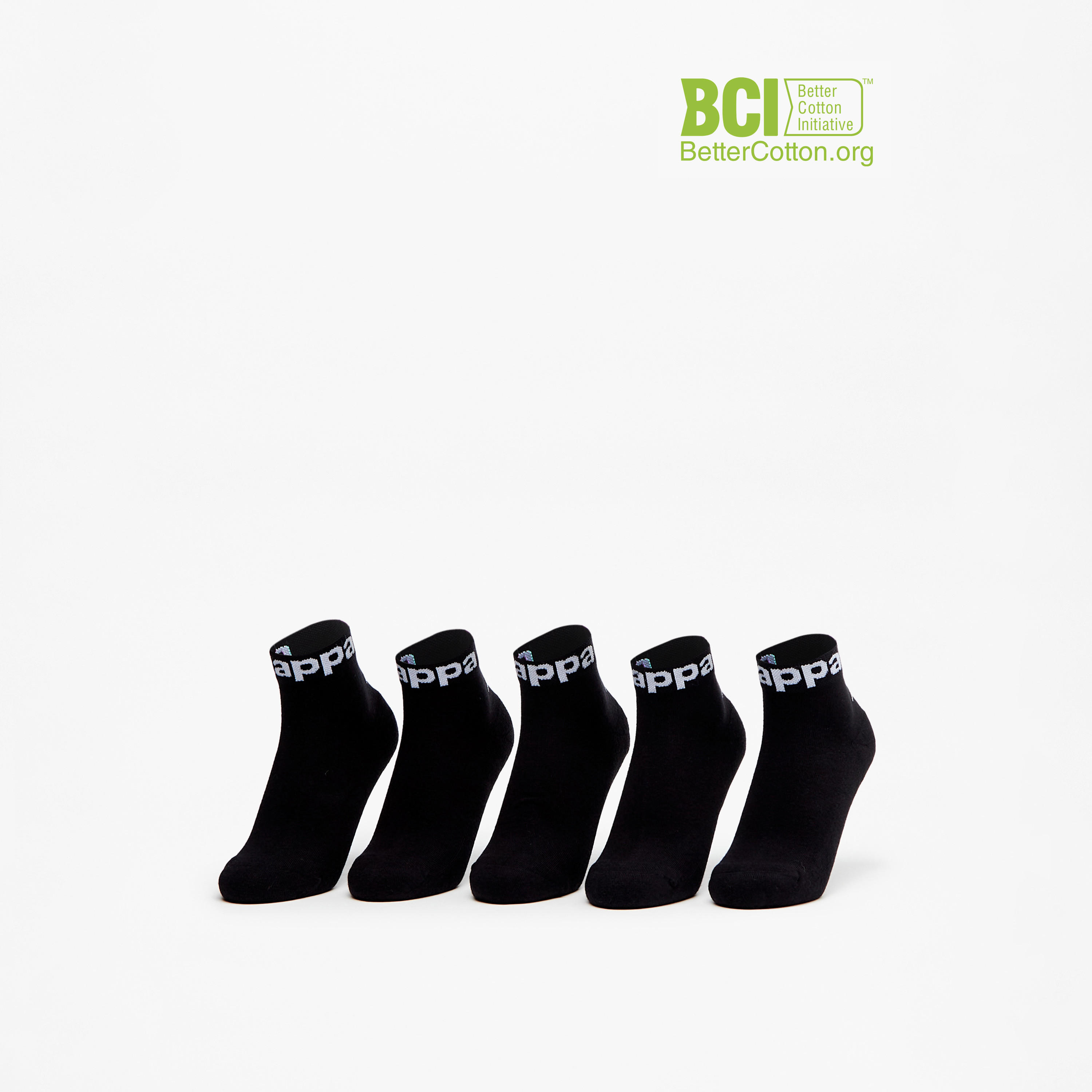 Kappa Ankle Length Cushioned Sports Socks - Set of 5-women-socksandstockings-image-1