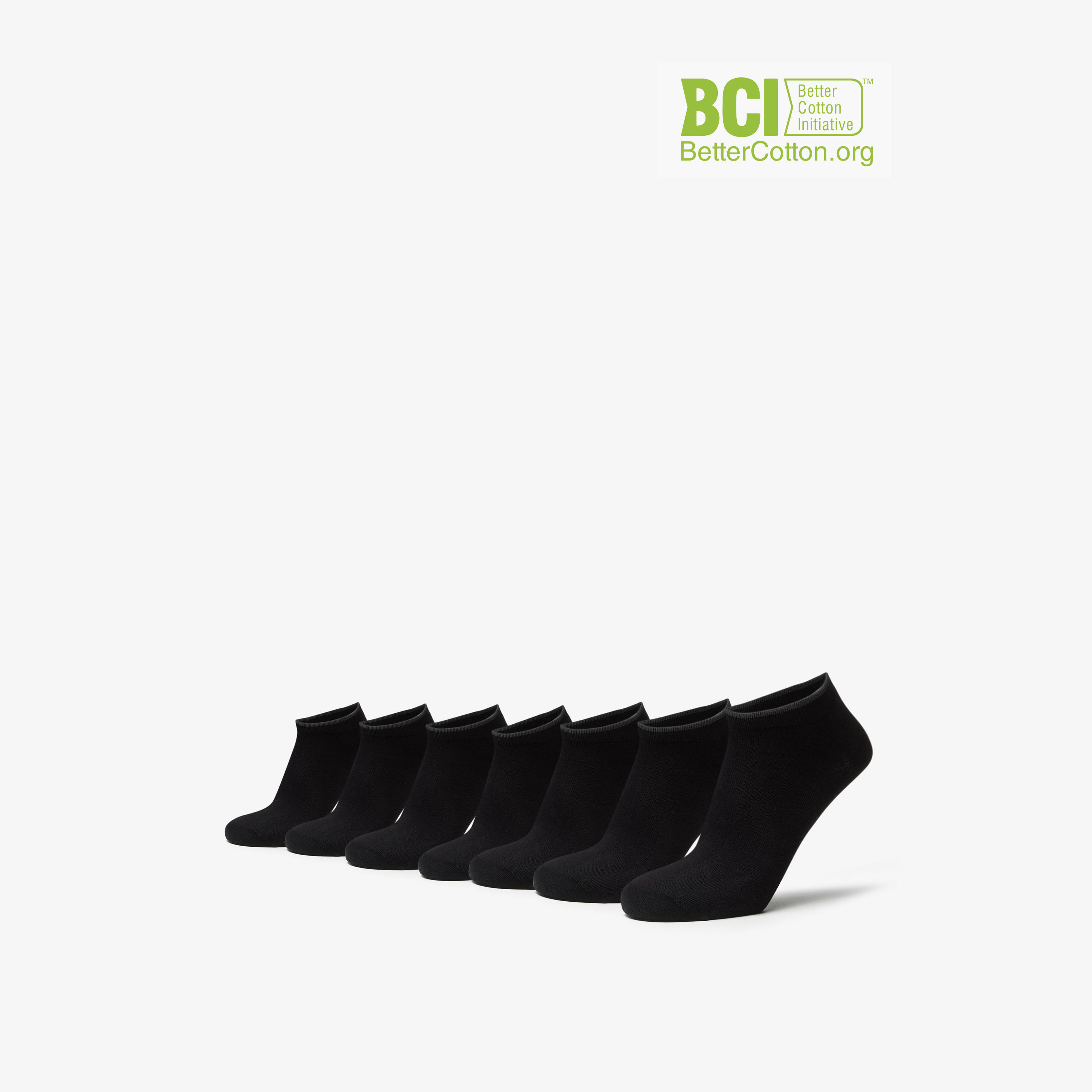 Lee Cooper Solid Ankle Length Socks - Set of 7-men-socks-image-1