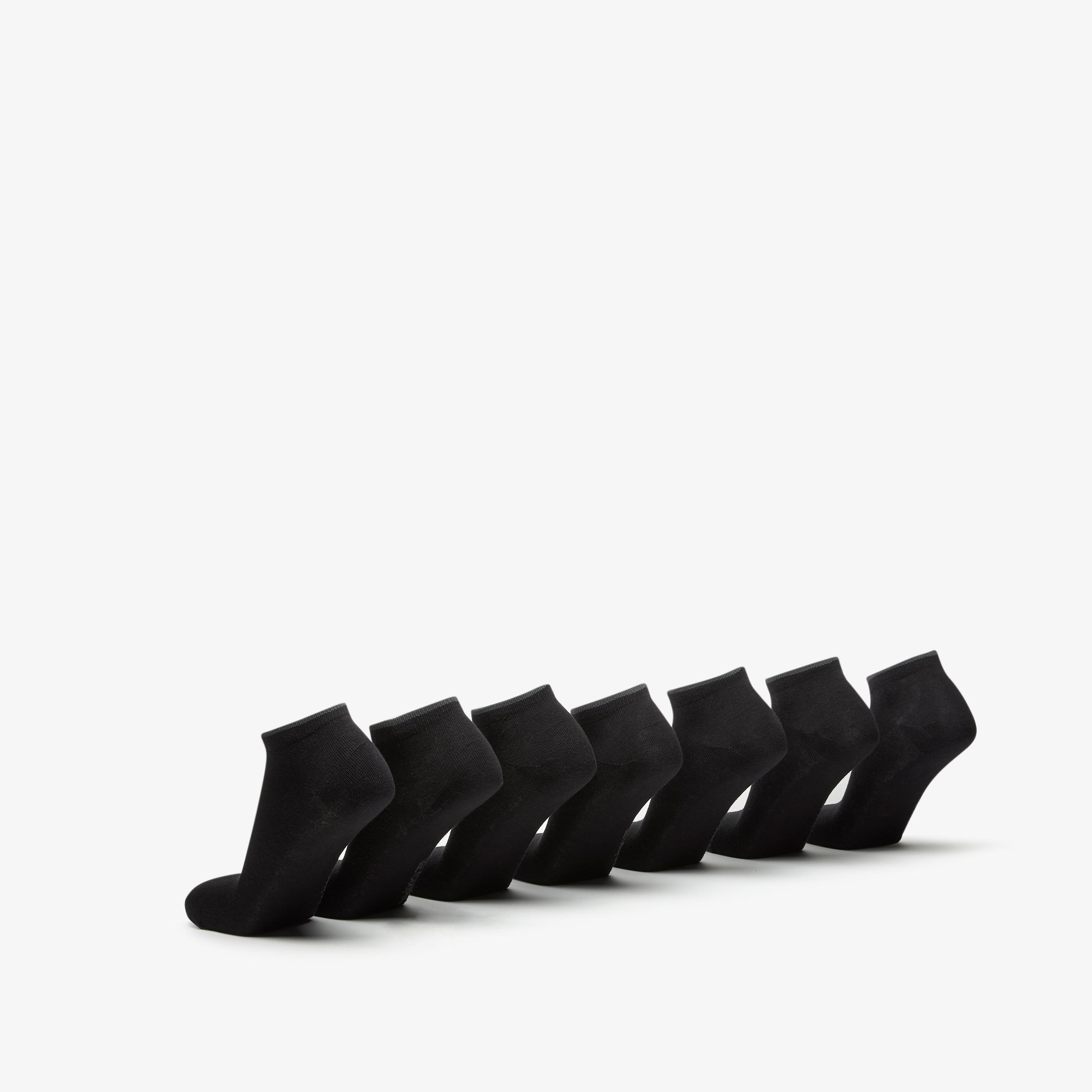 Lee Cooper Solid Ankle Length Socks - Set of 7-men-socks-image-2