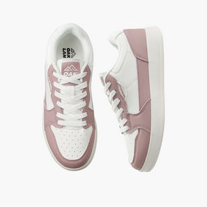 Oaklan by Shoexpress Women Colourblock Lace-Up Ankle Sneakers-women-image-1