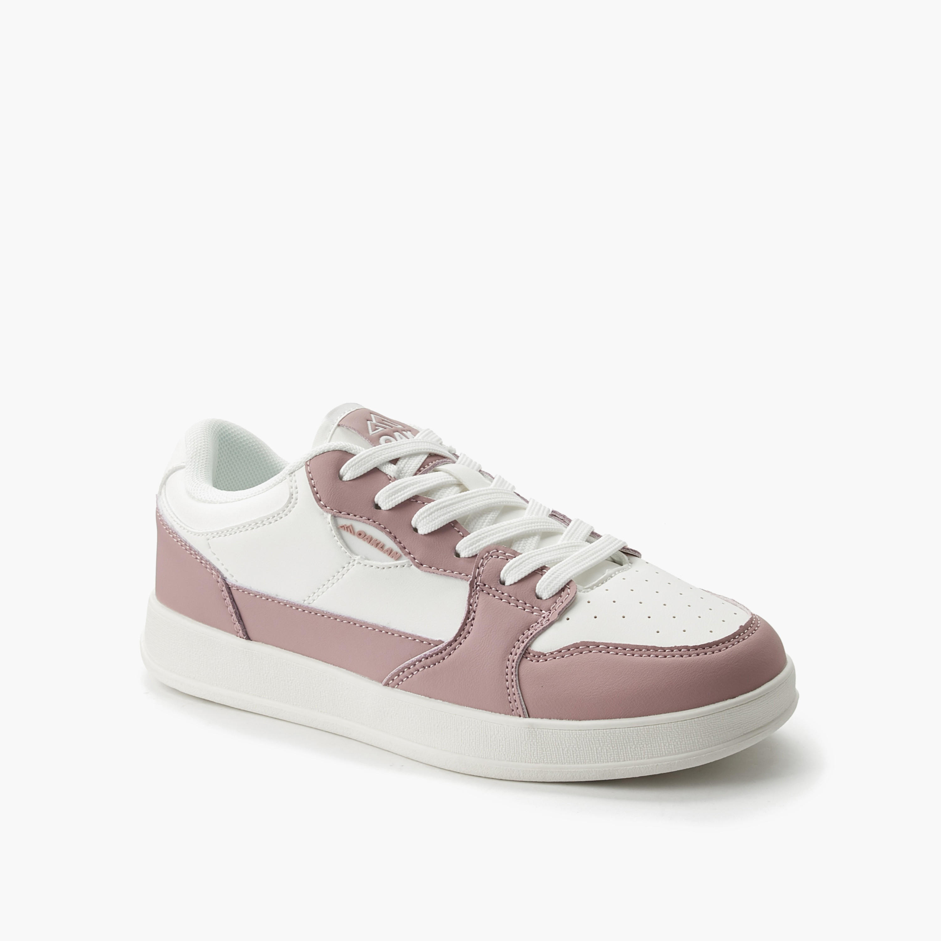 Oaklan by Shoexpress Women Colourblock Lace-Up Ankle Sneakers-women-shoes-sneakers-image-2