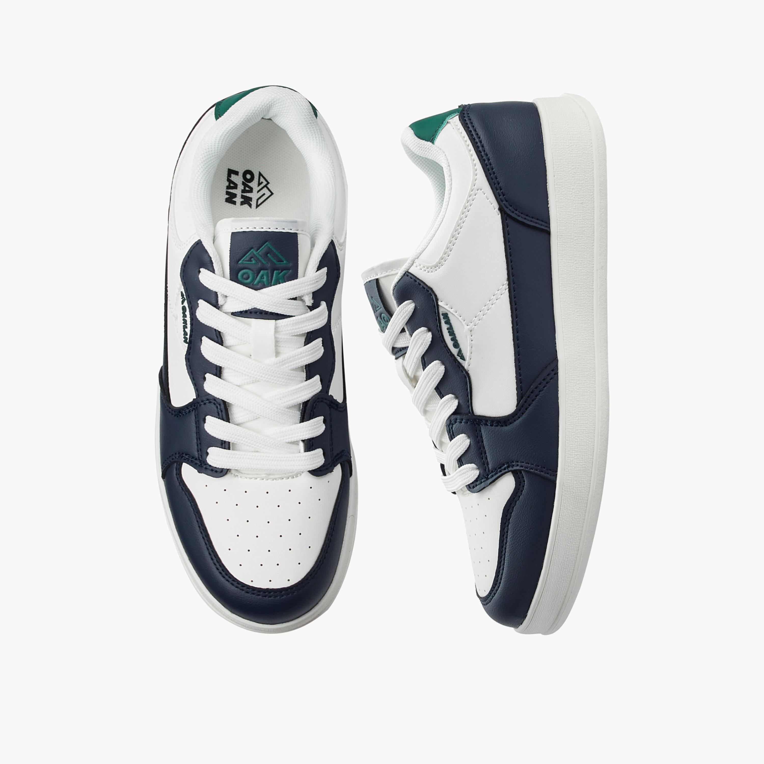 Oaklan by Shoexpress Women Colourblock Lace-Up Ankle Sneakers-women-shoes-sneakers-image-1