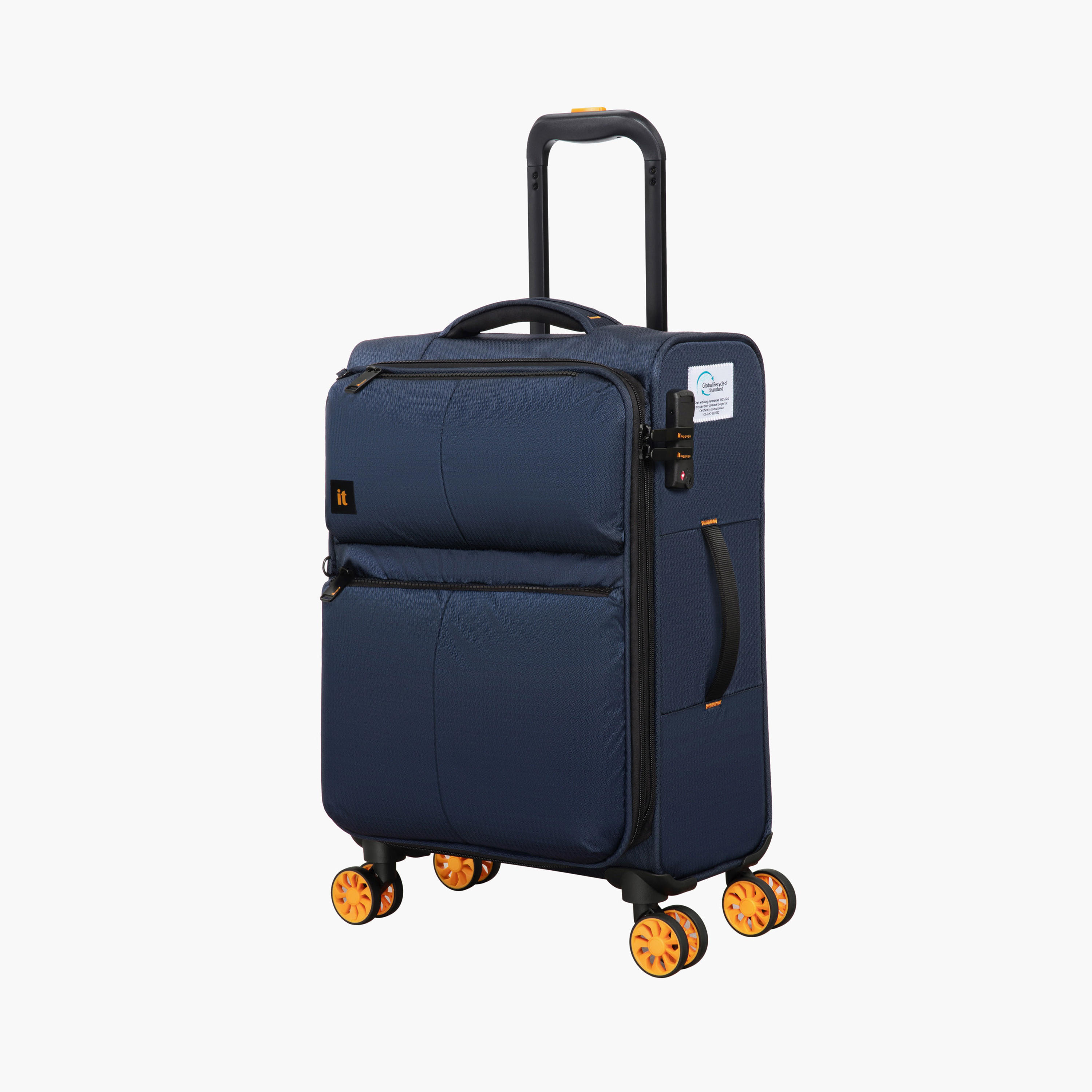 IT Solid Softcase Trolley Bag with Retractable Handle - 20 Inches Check-in Bag-travel-luggagesandbags-luggage-image-1