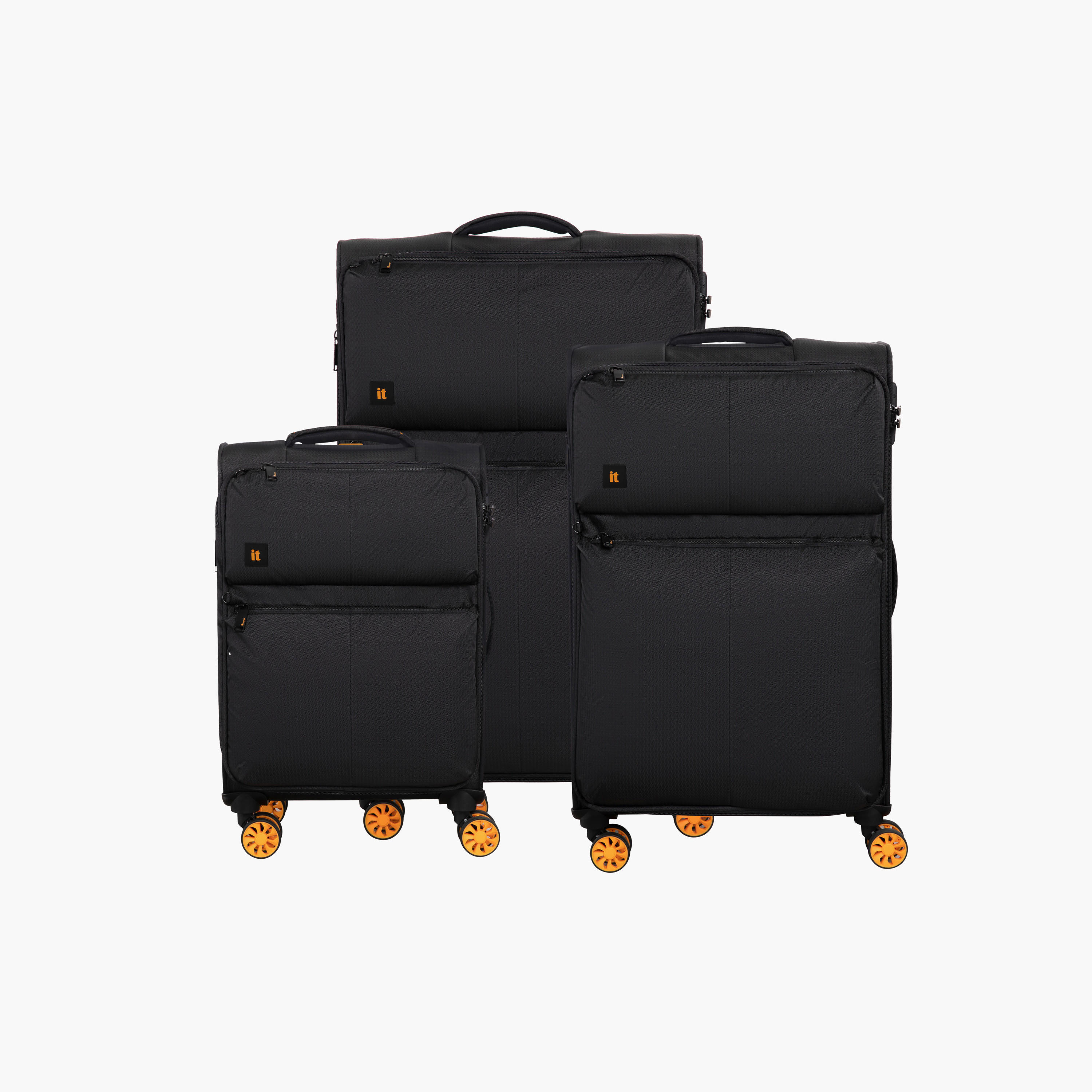 IT Solid Softcase Trolley Bag with Retractable Handle - 24 Inches Check-in Bag-travel-luggagesandbags-luggage-image-4