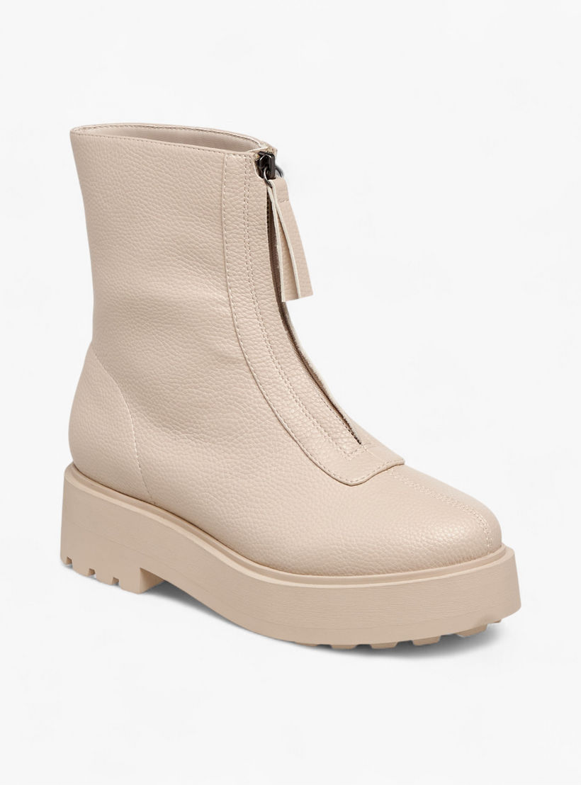 بوت بطول الكاحل بارز الملمس بسحاب إغلاق للنساء من سيليست-women-shoes-boots-image-2