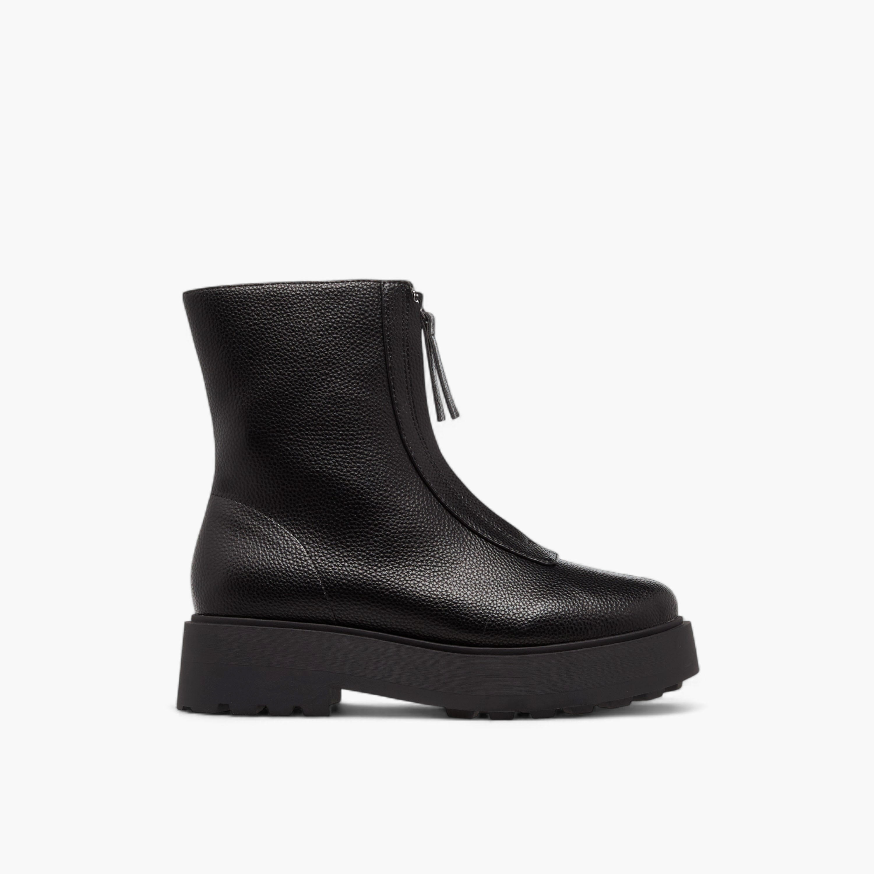 Celeste Women's Textured Ankle Boots with Zip Closure-women-shoes-boots-image-3