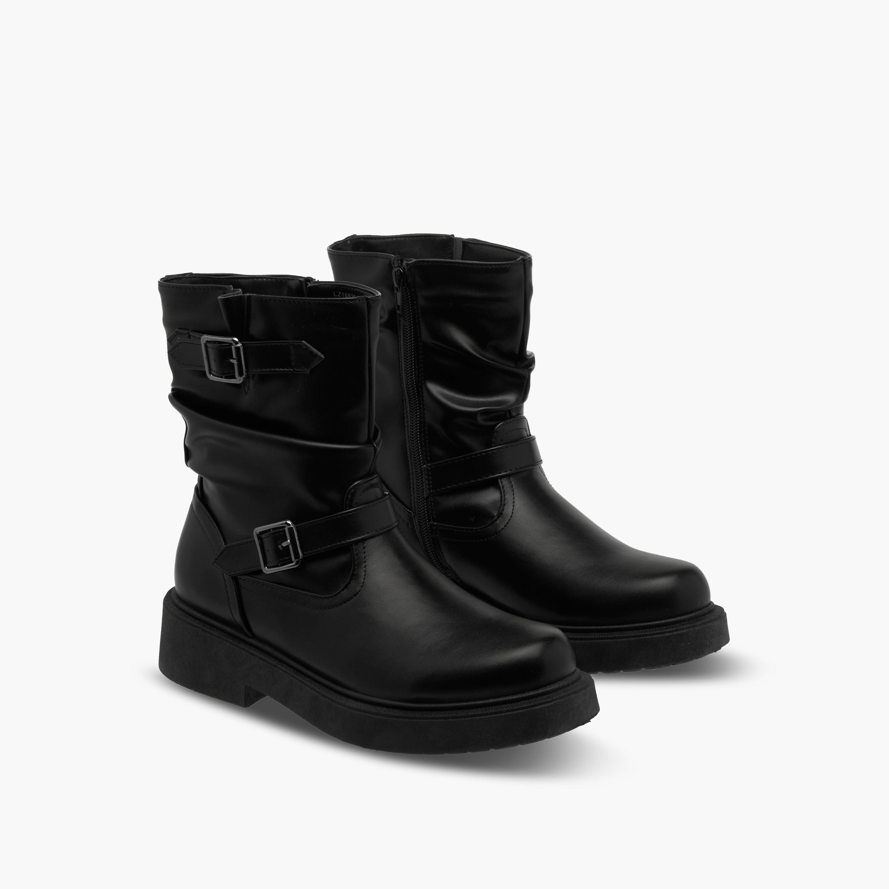 Flora Bella Women Zip Closure Ankle Boots-women-shoes-boots-image-1