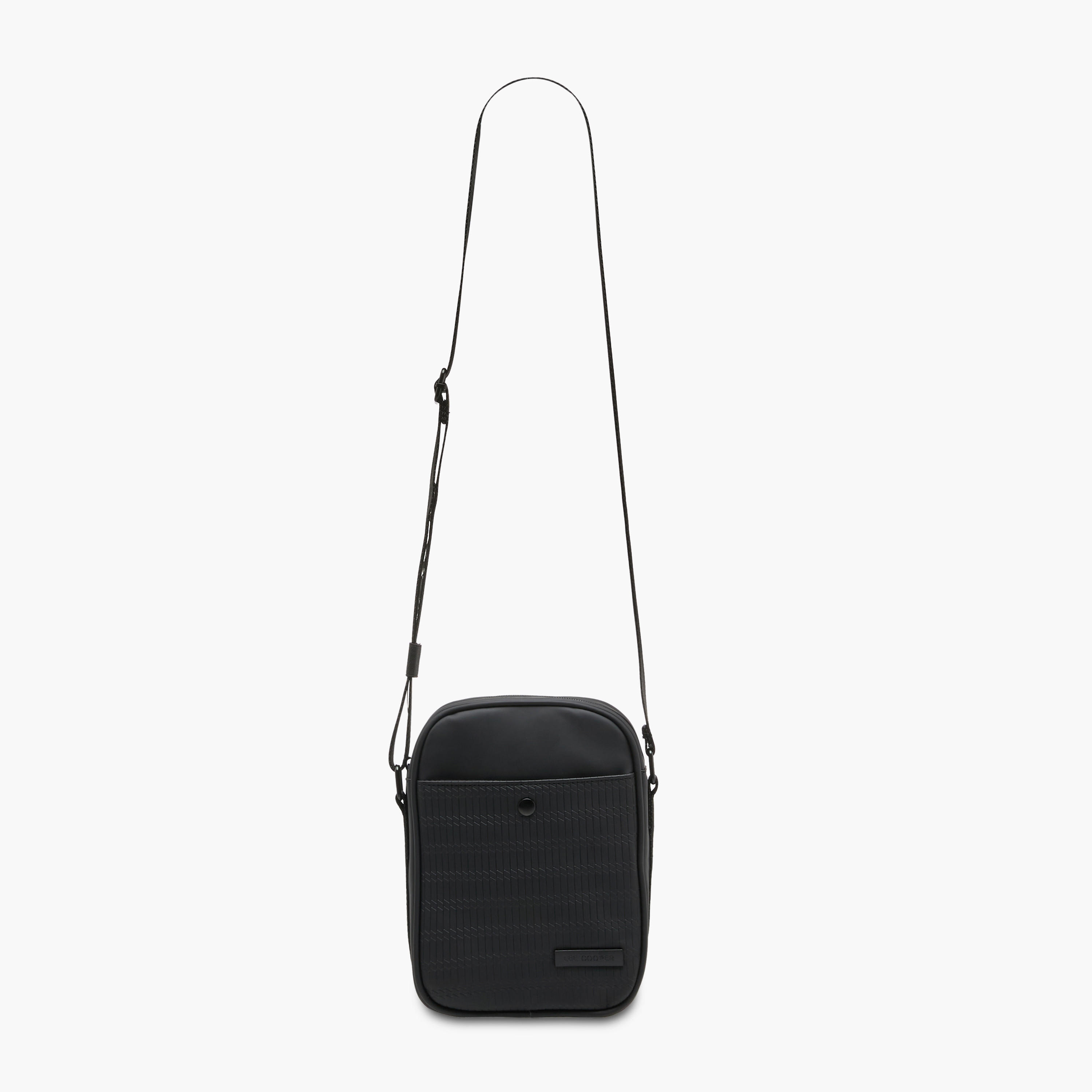 Lee Cooper Men Textured Crossbody Bag-travel-accessories-image-3