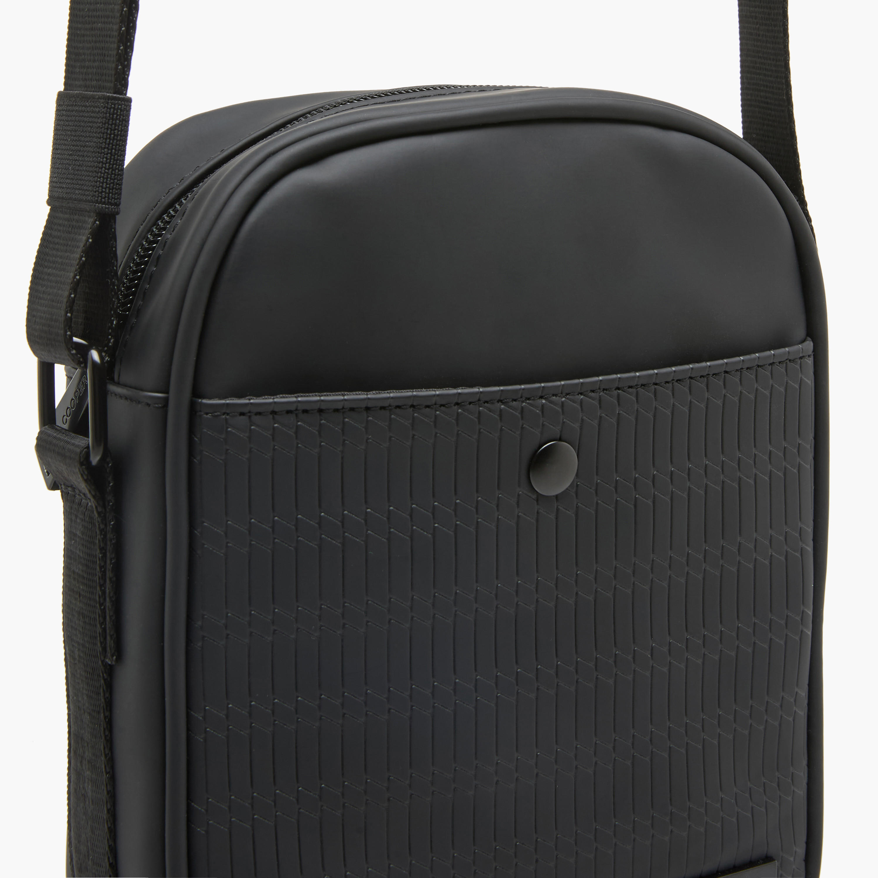 Lee Cooper Men Textured Crossbody Bag-travel-accessories-image-5