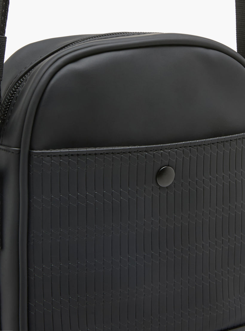 Lee Cooper Men Textured Crossbody Bag-travel-accessories-image-5