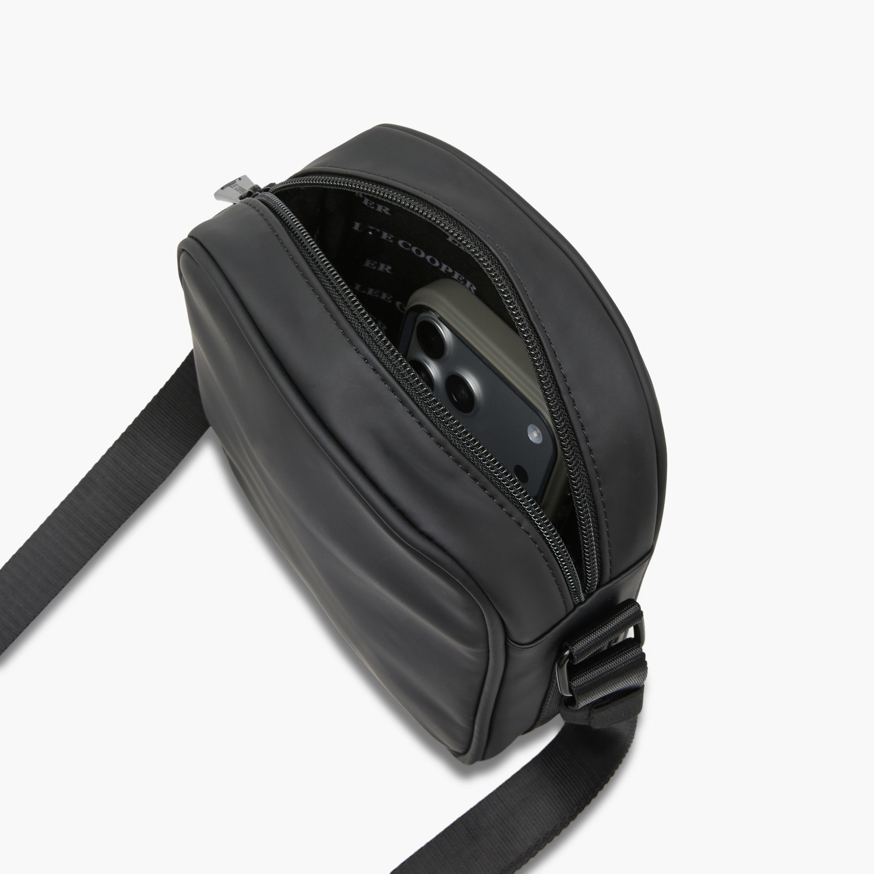 Lee Cooper Men Textured Crossbody Bag-travel-accessories-image-9
