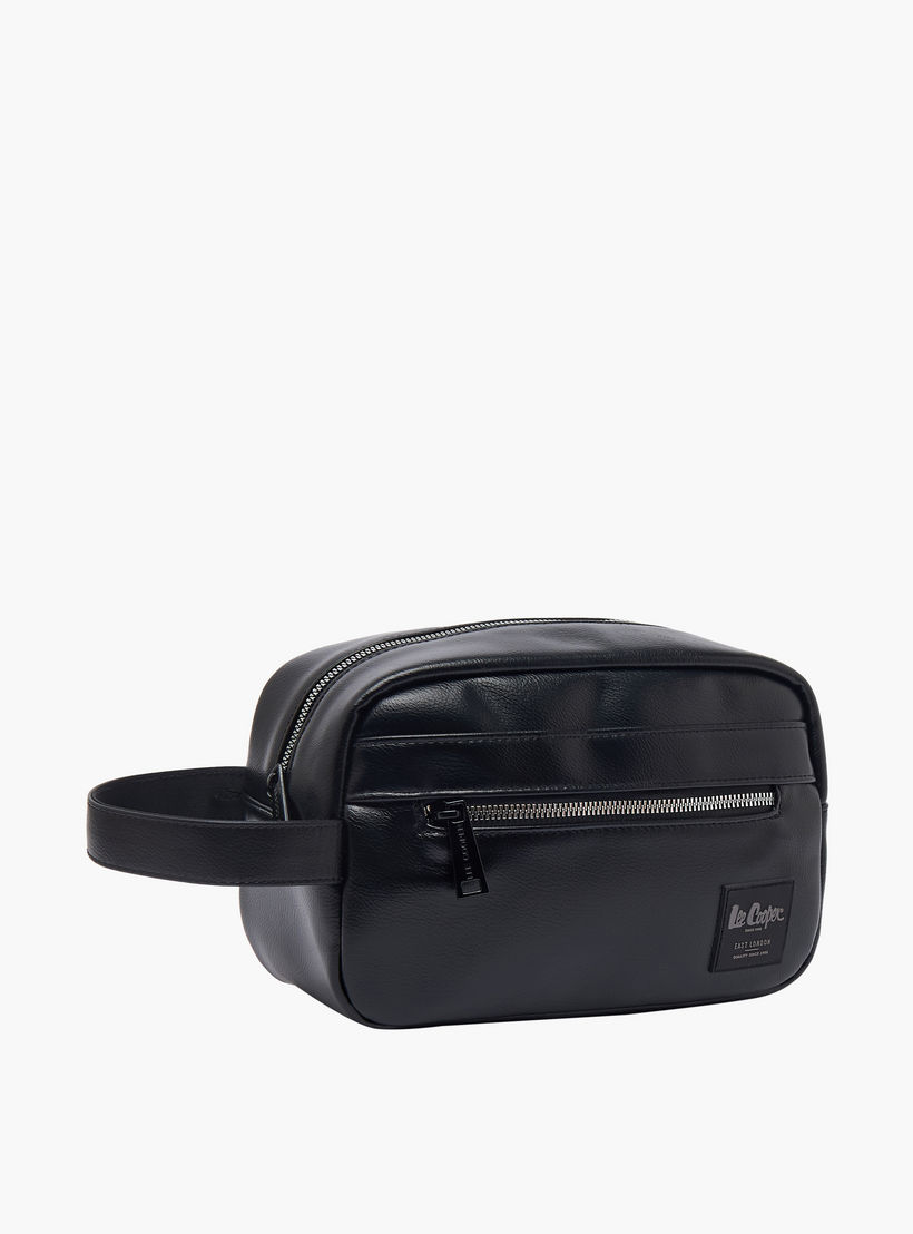 Lee Cooper Men Logo Applique Pouch-travel-accessories-image-3