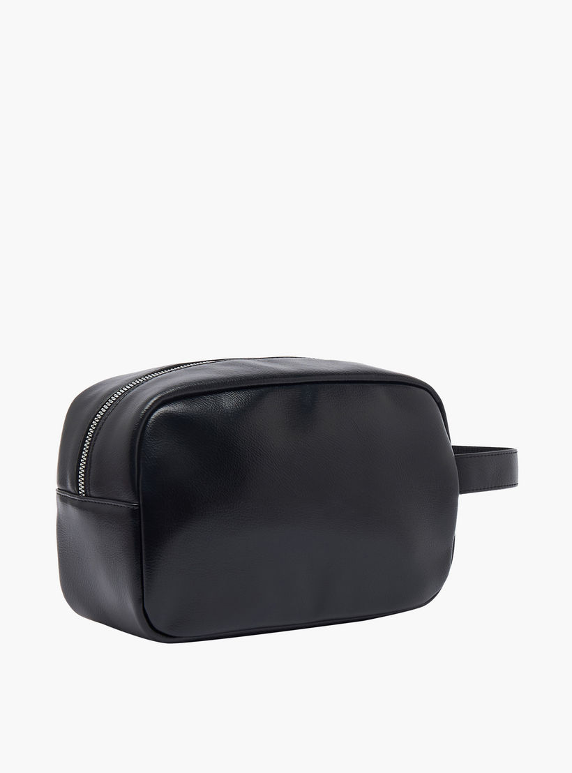 Lee Cooper Men Logo Applique Pouch-travel-accessories-image-4
