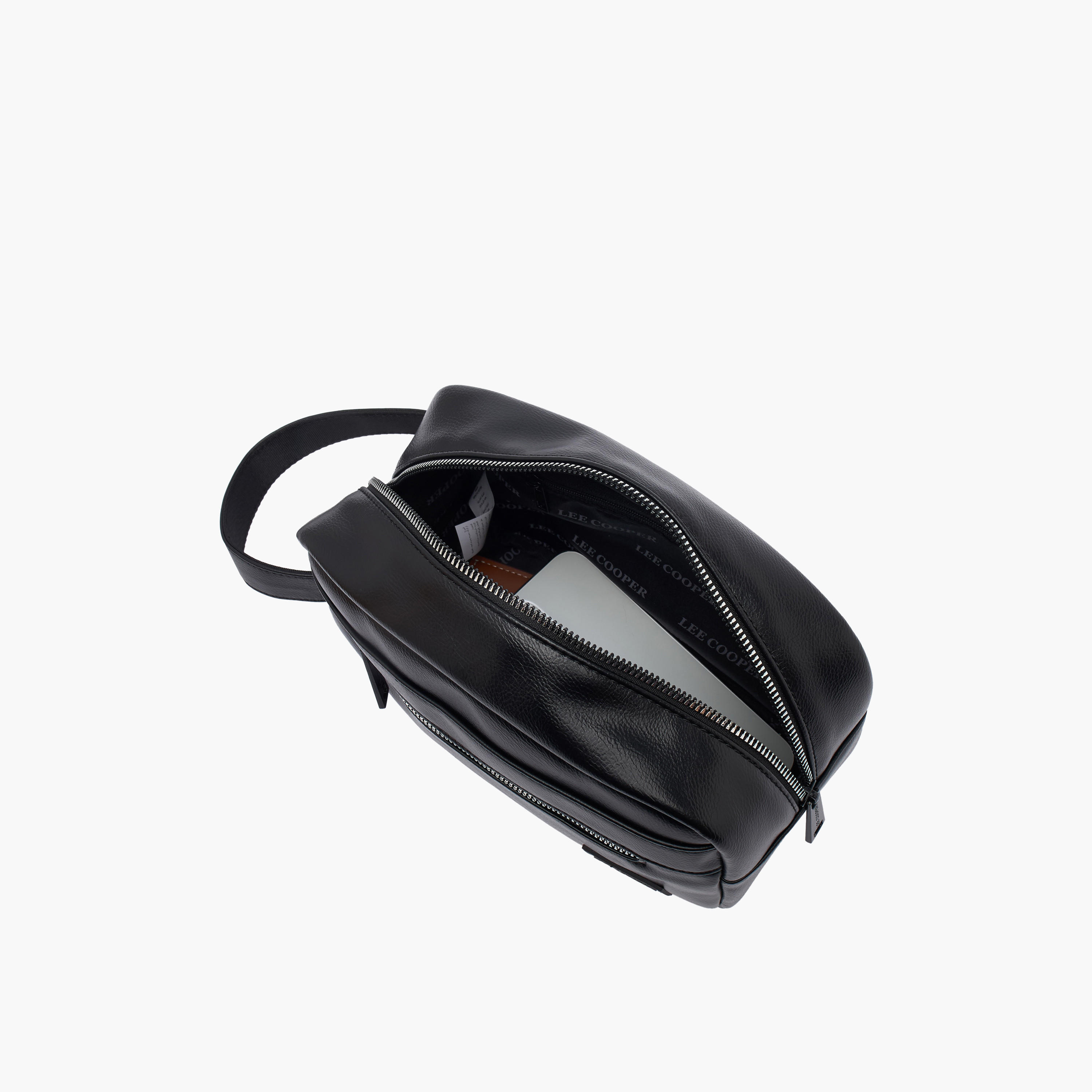 Lee Cooper Men Logo Applique Pouch-travel-accessories-image-9