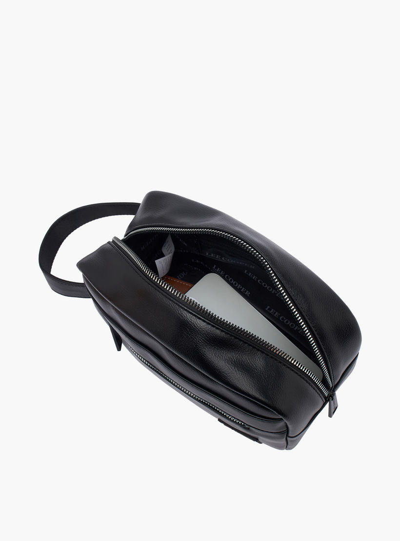 Lee Cooper Men Logo Applique Pouch-travel-accessories-image-9