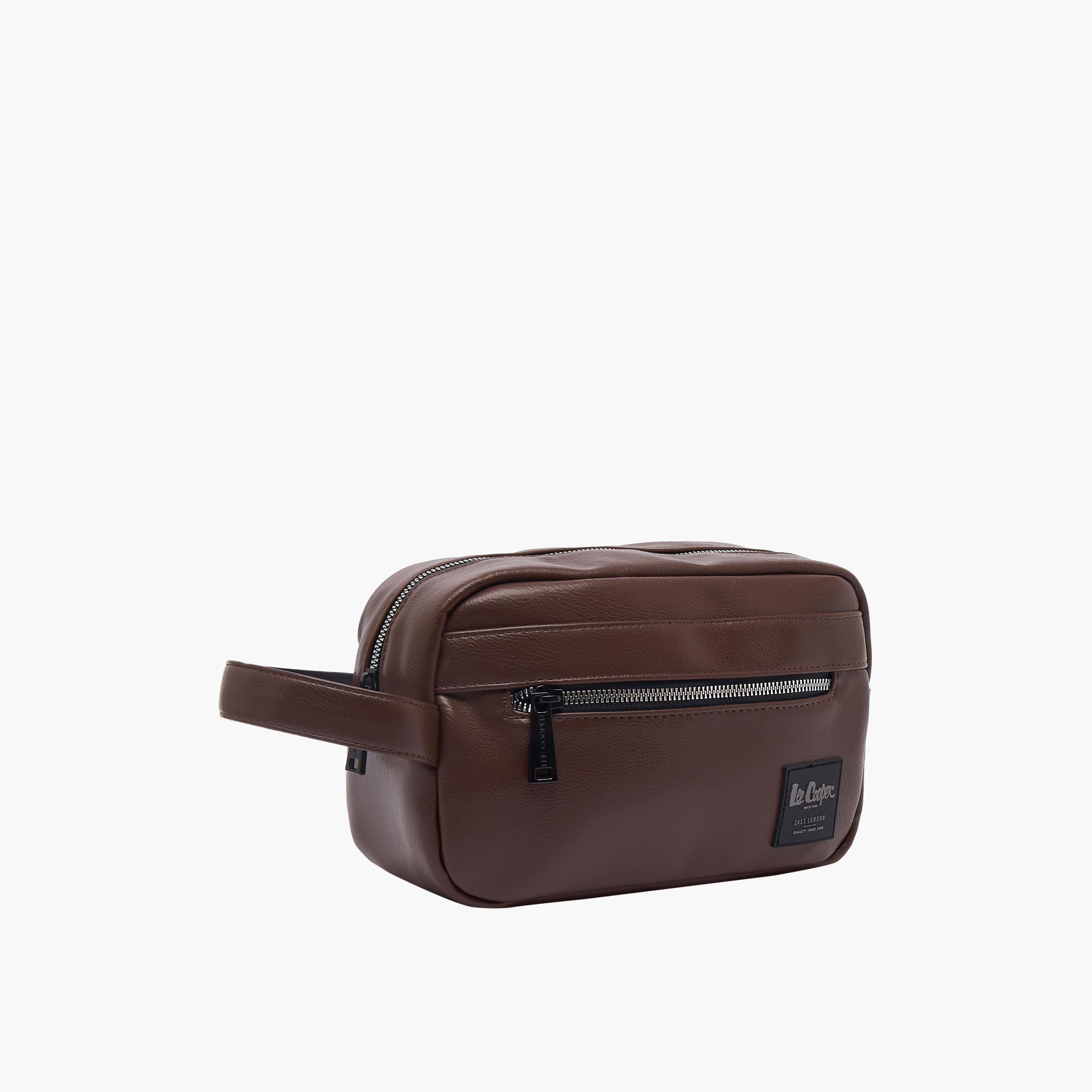 Lee Cooper Men Logo Applique Pouch-travel-accessories-image-3