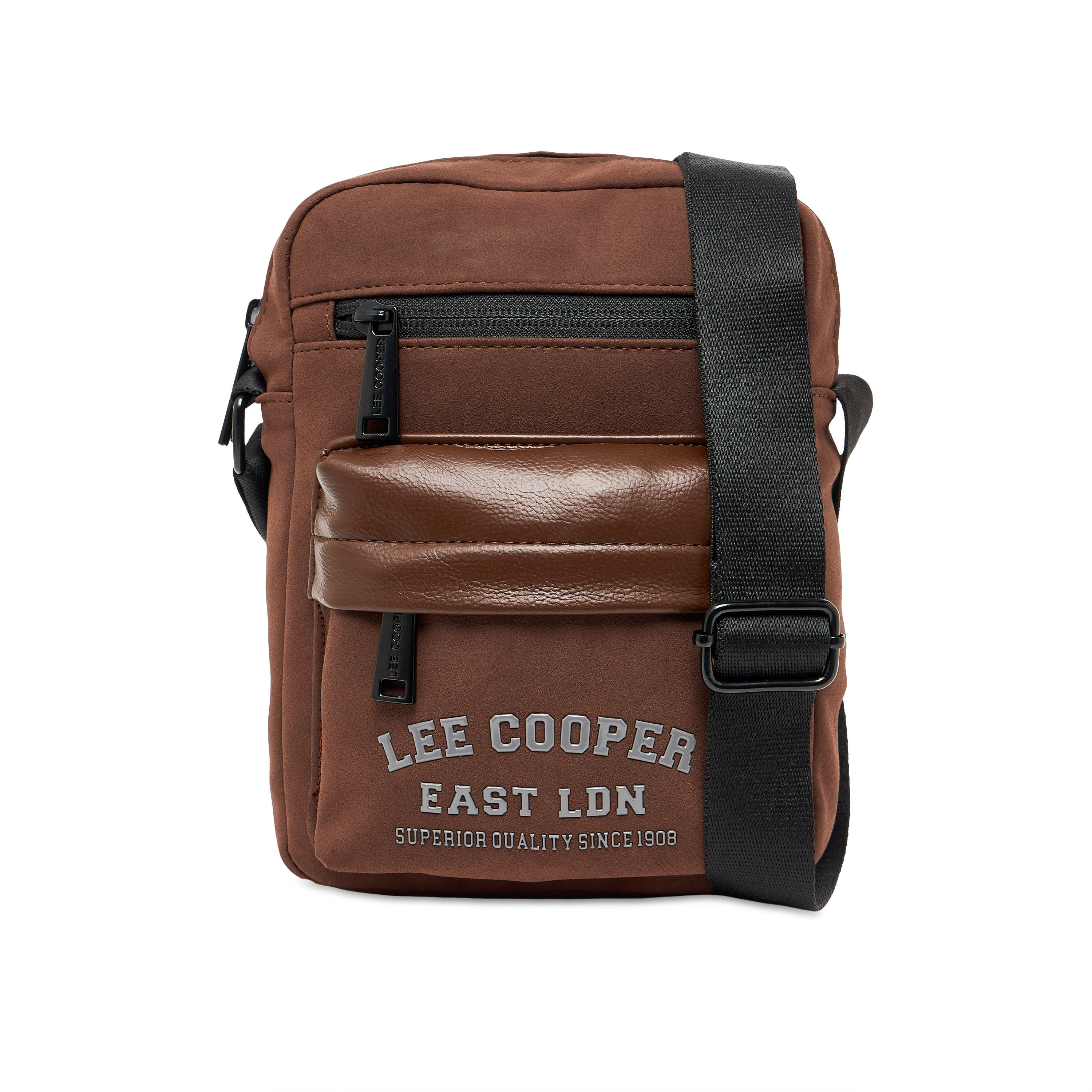 شنطة كروس بودي بطبعات شعار للرجال من لي كوبر-men-bags-image-1
