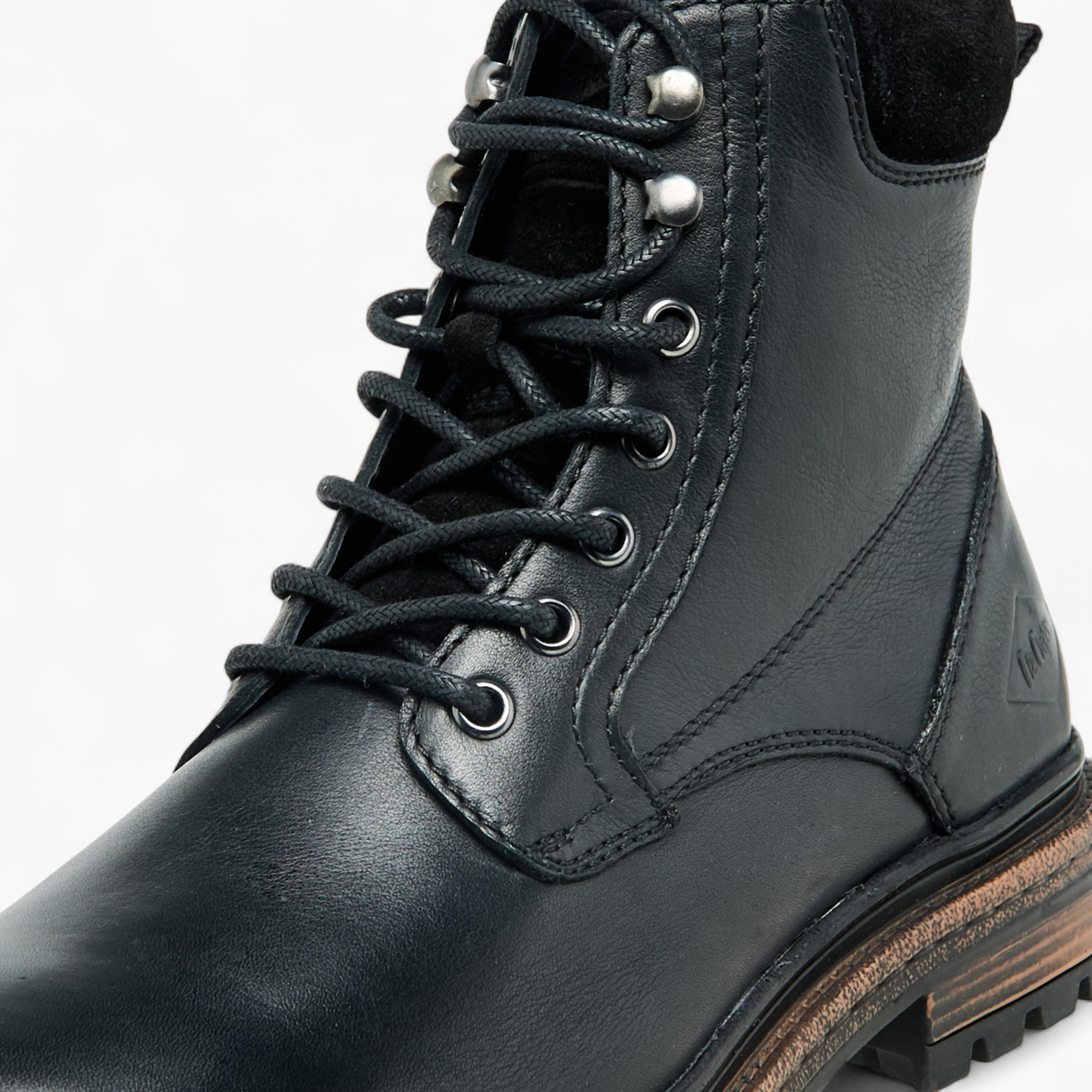Lee Cooper Men Leather Panelled Ankle Boots-men-shoes-boots-image-4