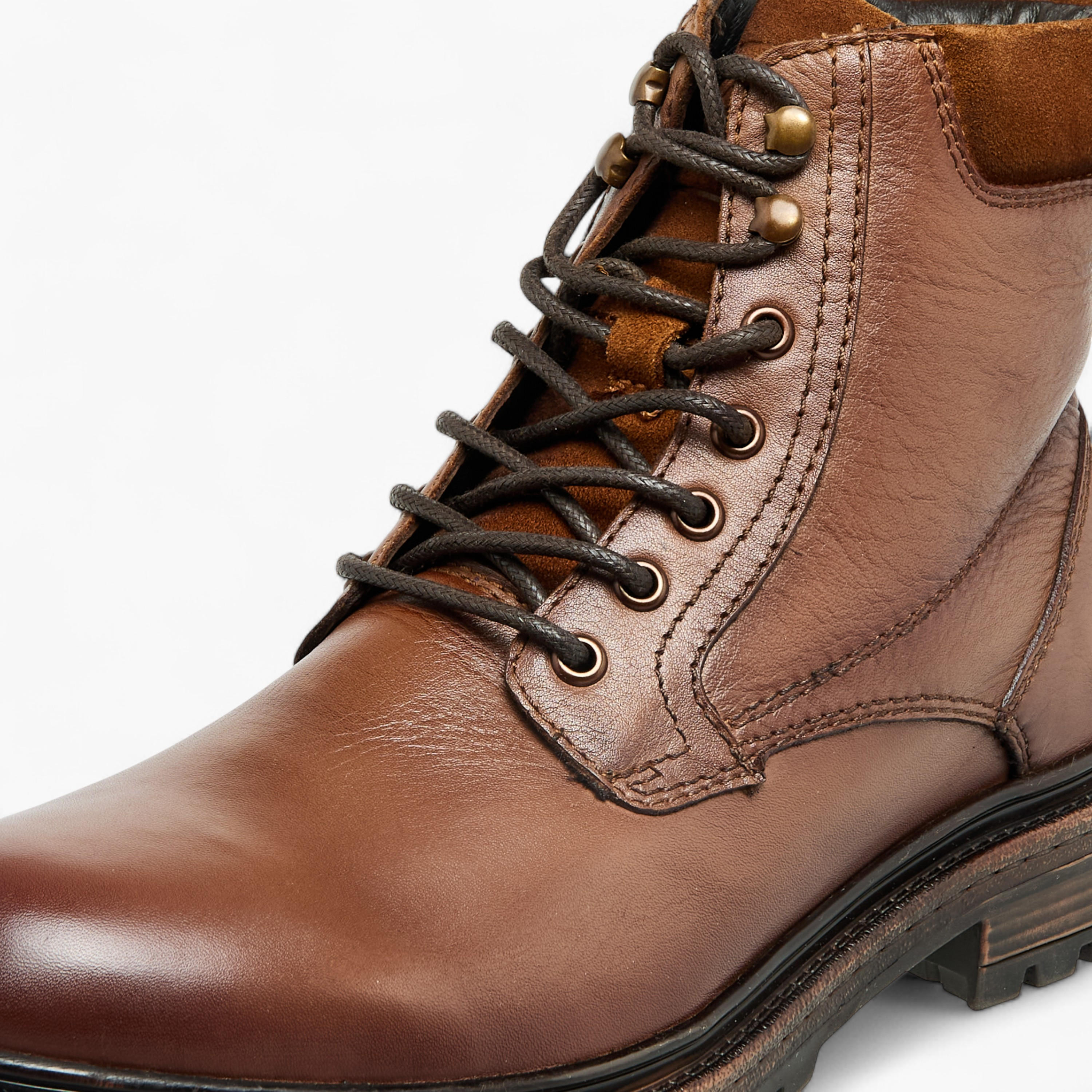 Lee Cooper Men Leather Panelled Ankle Boots-men-shoes-boots-image-4