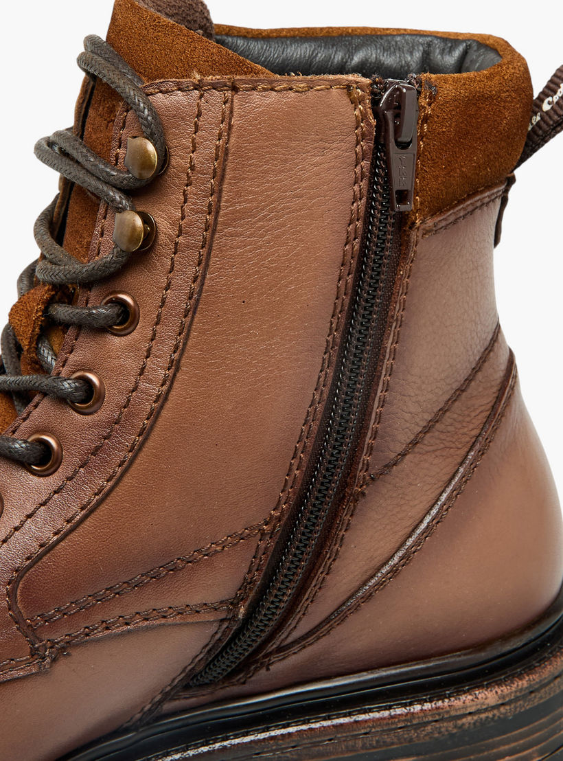 Lee Cooper Men Leather Panelled Ankle Boots-men-shoes-boots-image-5