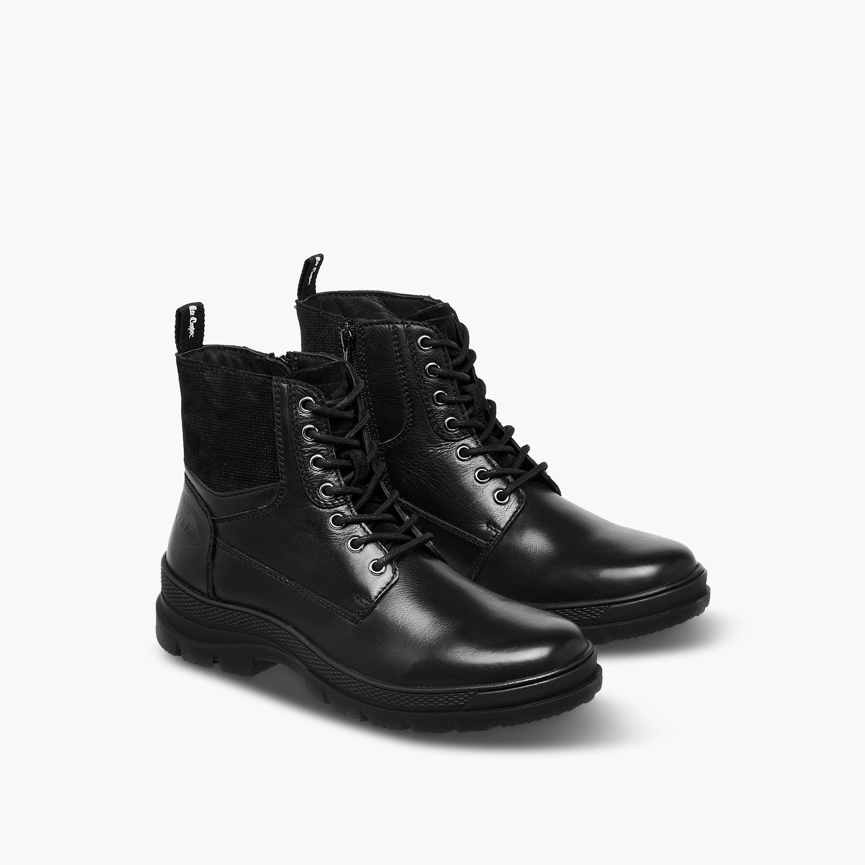 Lee Cooper Men Leather Ankle Boot-men-shoes-boots-image-1