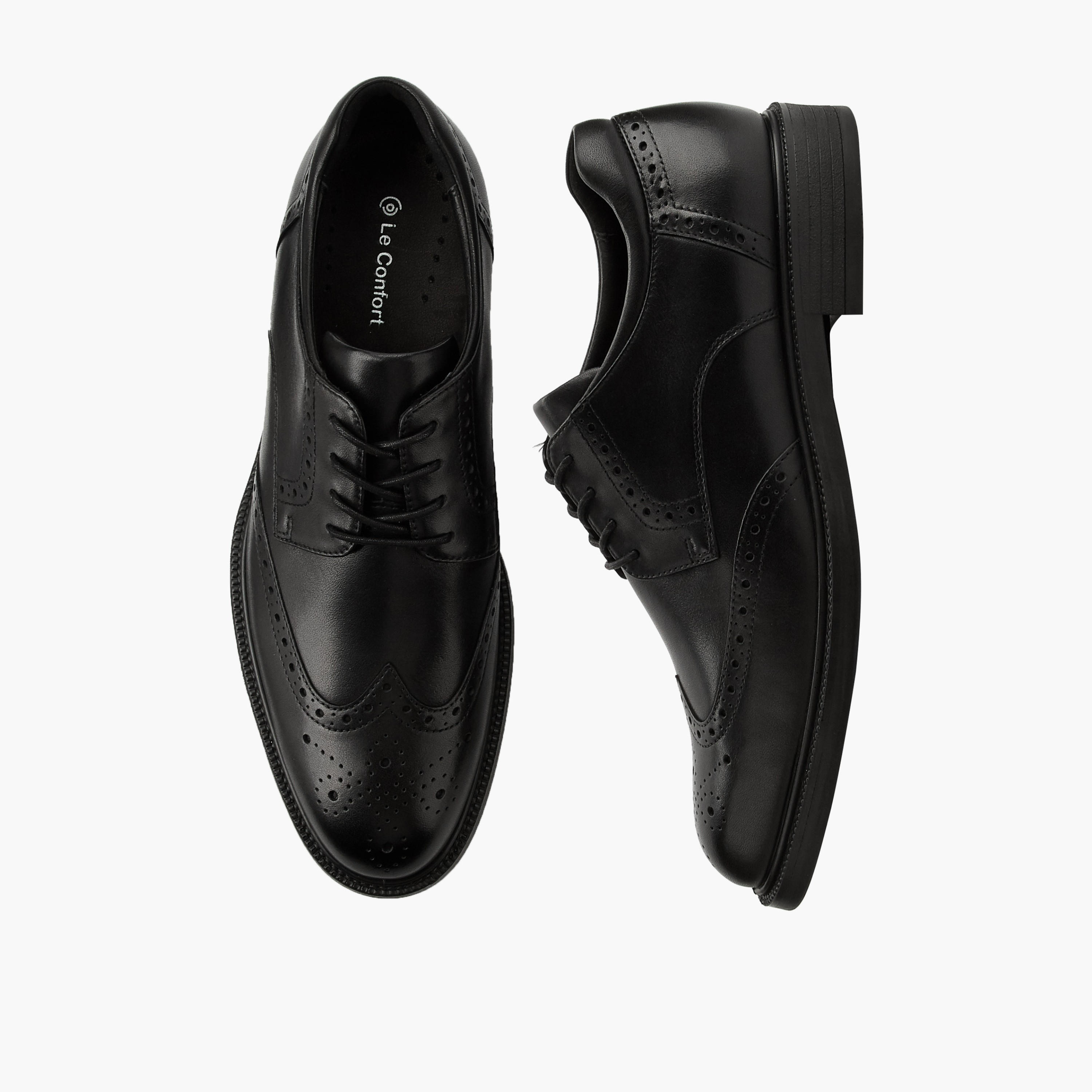 Le Confort Men Leather Derby Shoes-men-shoes-formalshoes-image-1