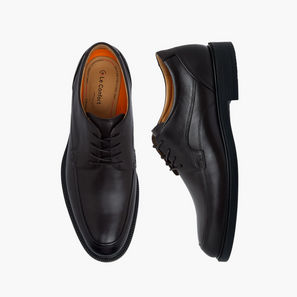 حذاء ديربي جلد طبيعي برباط للرجال من لو كونفور-men-shoes-image-1