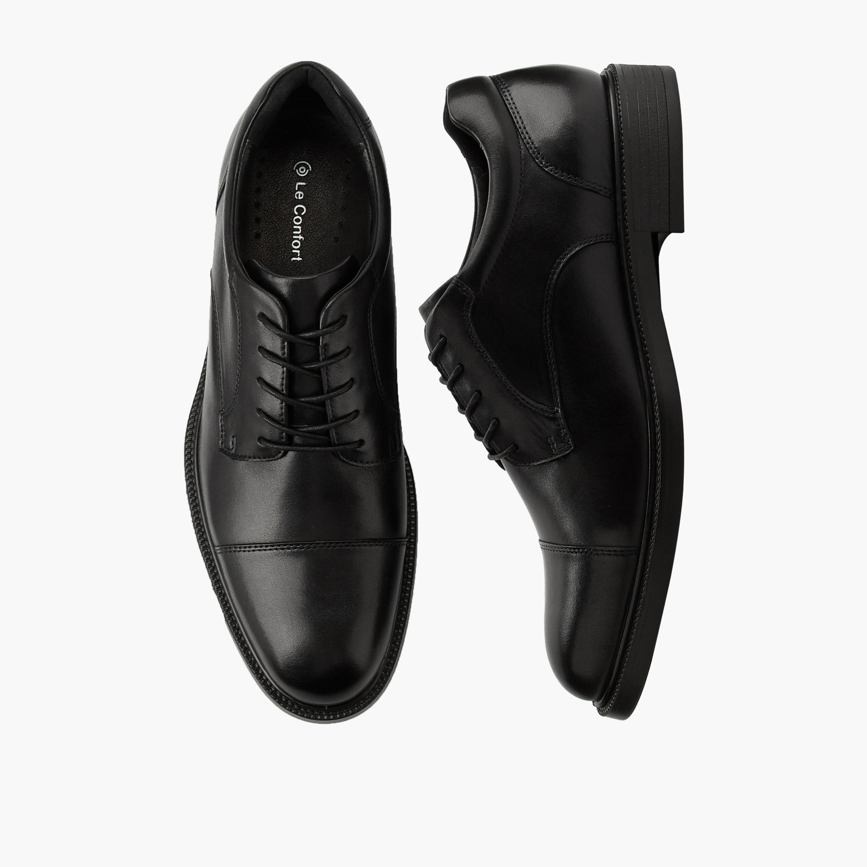 حذاء ديربي جلد للرجال من لو كونفورت-men-shoes-formalshoes-image-1