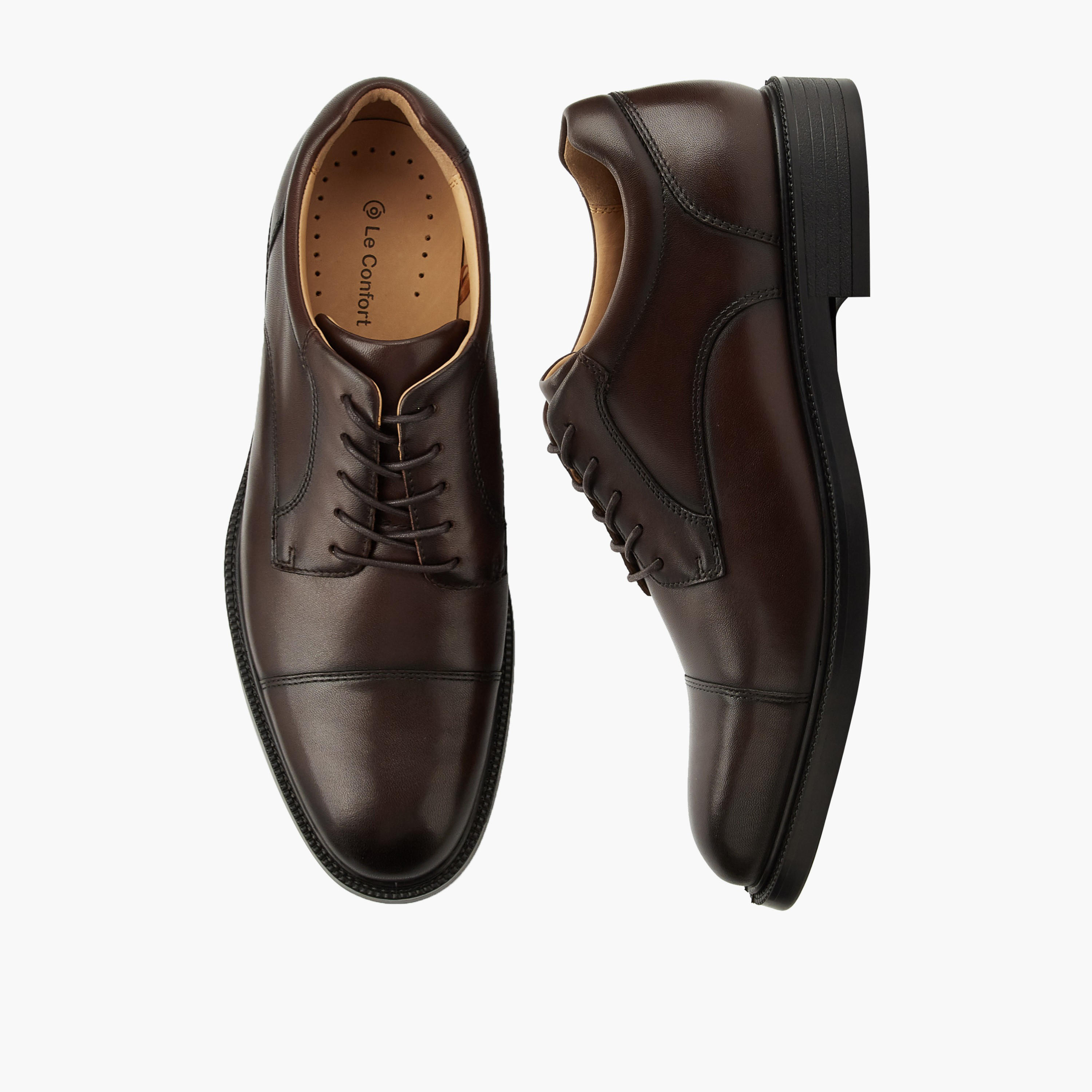 Le Confort Men Leather Derby Shoes-men-shoes-formalshoes-image-1