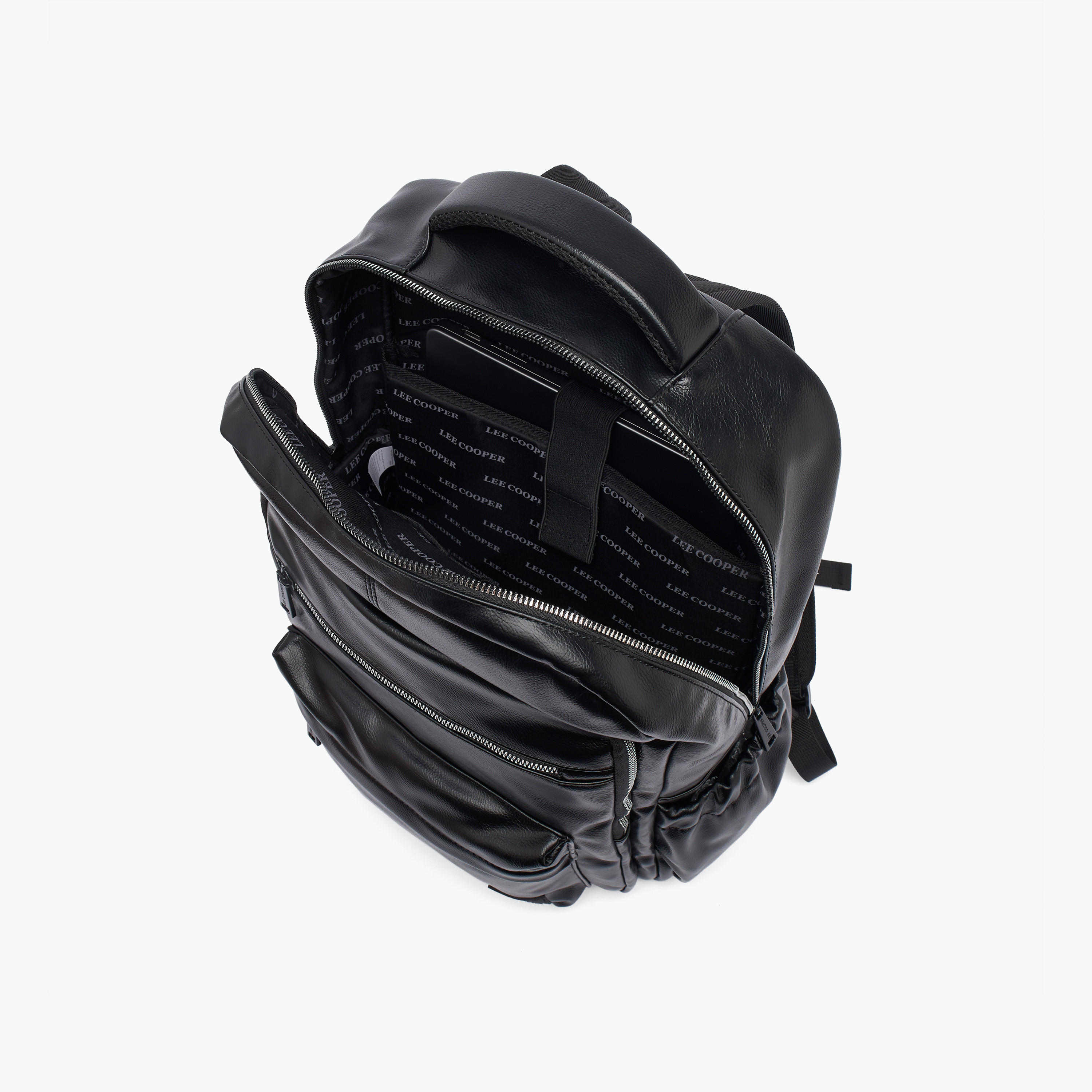 Lee Cooper Men Cushioned Strap Backpack-men-bags-image-8
