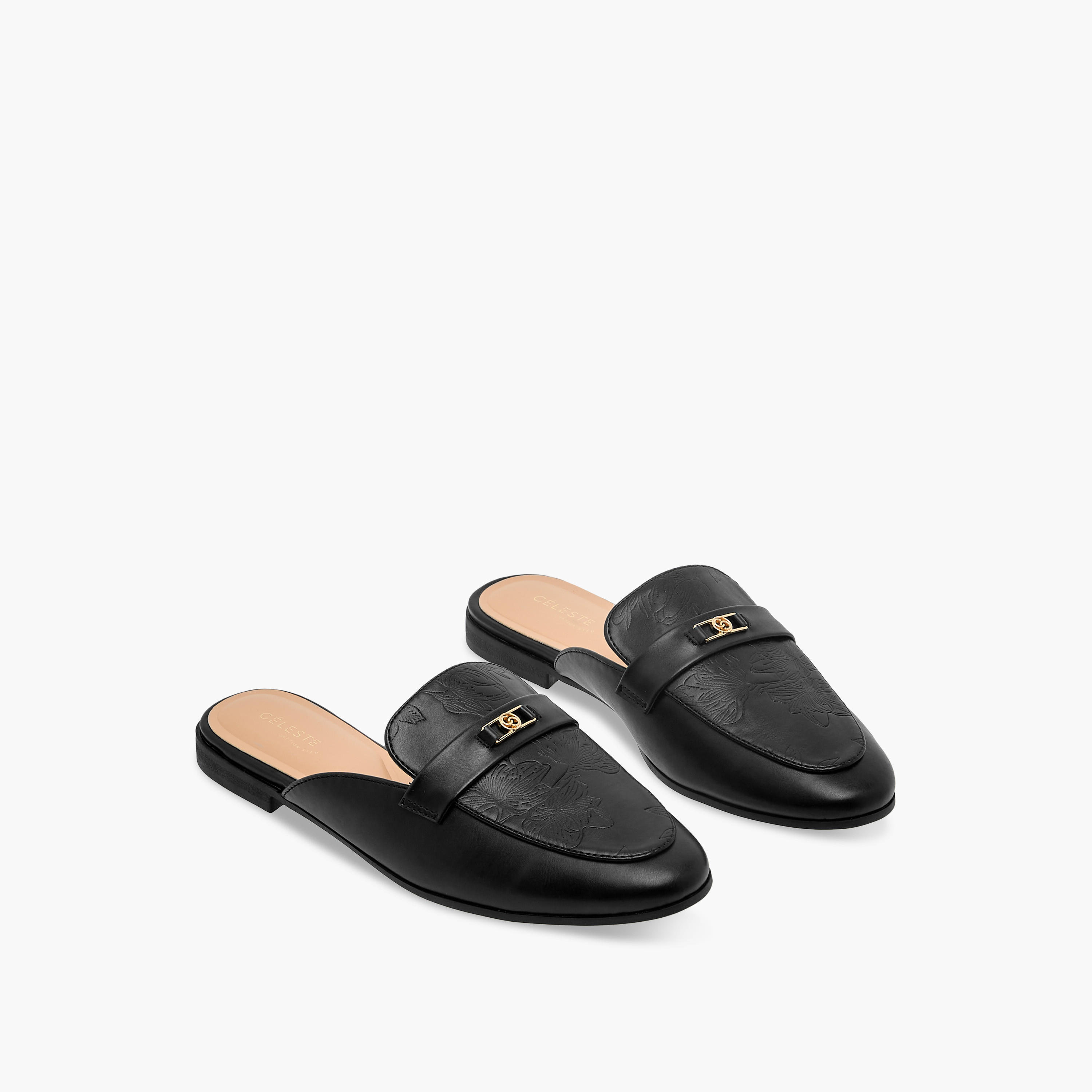 حذاء ميول بنقوش زهرية للنساء من سيليست-women-shoes-flats-mules-image-1