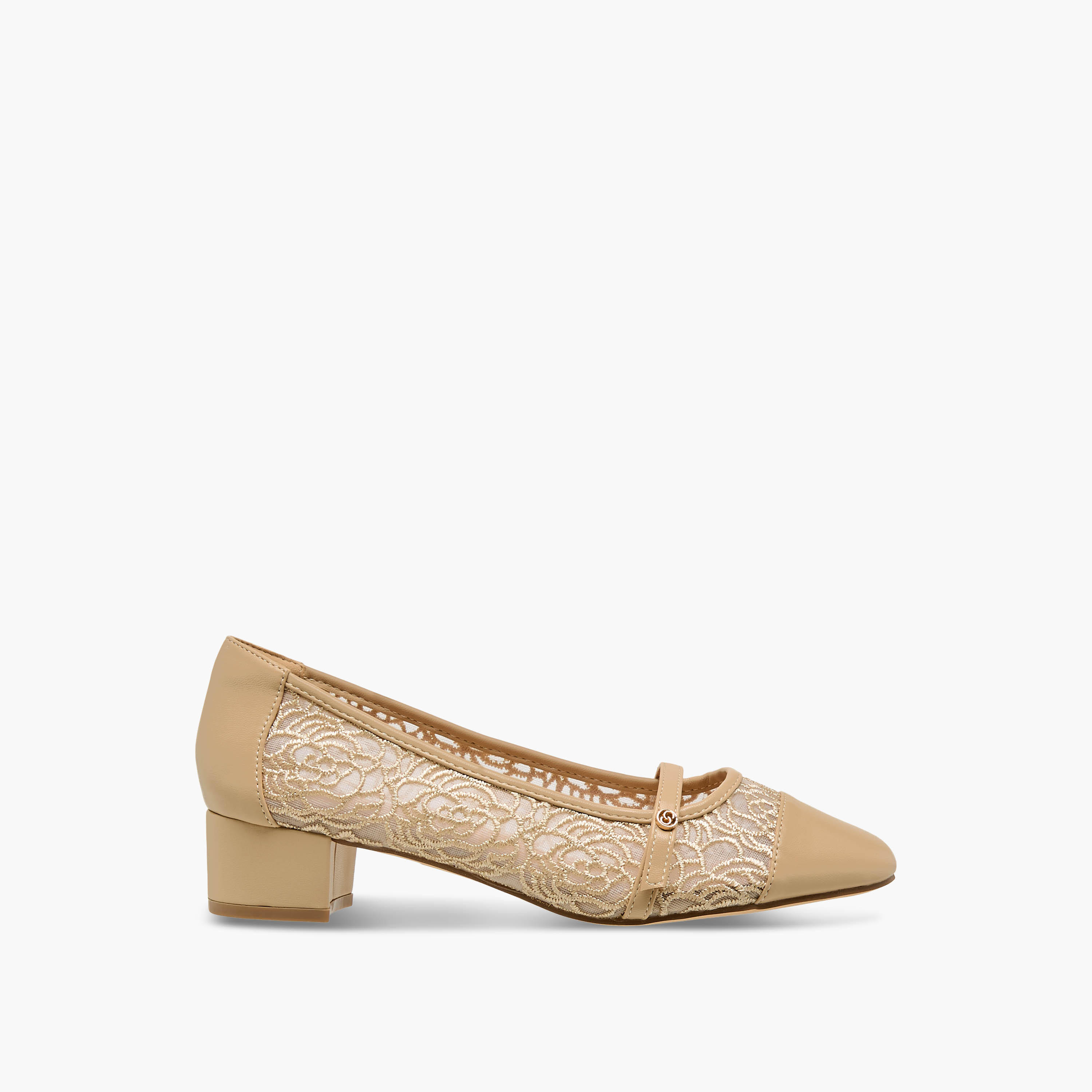 Celeste Women Lace Detail Block Heel Pumps-women-shoes-sandals-heeled-image-4