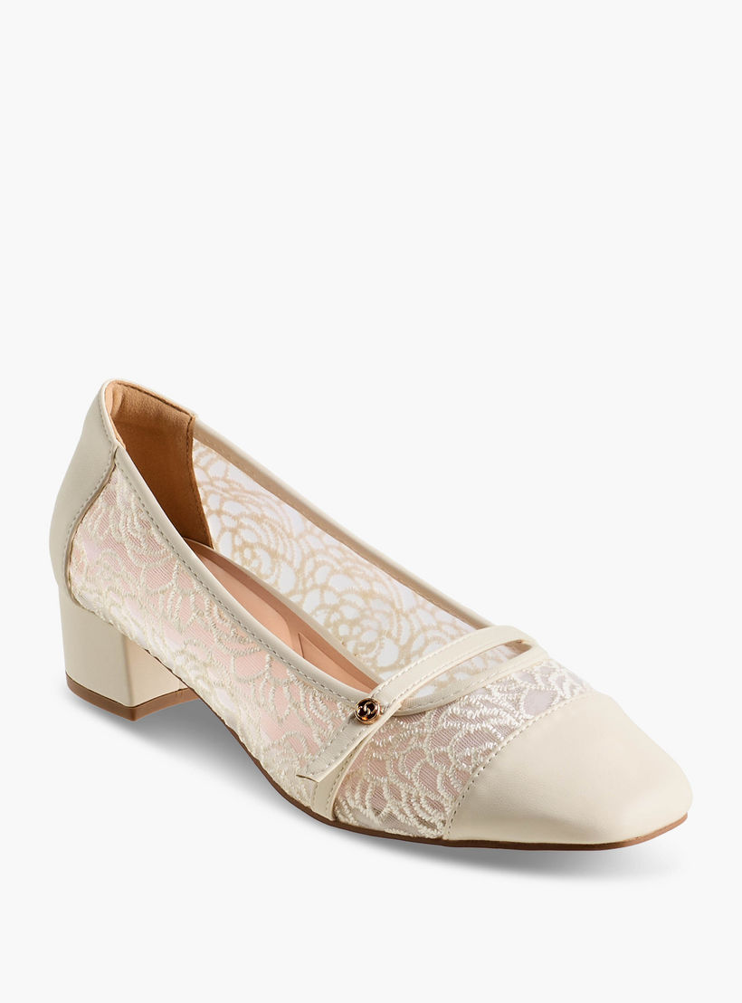 Celeste Women Lace Detail Block Heel Pumps-women-shoes-sandals-heeled-image-3