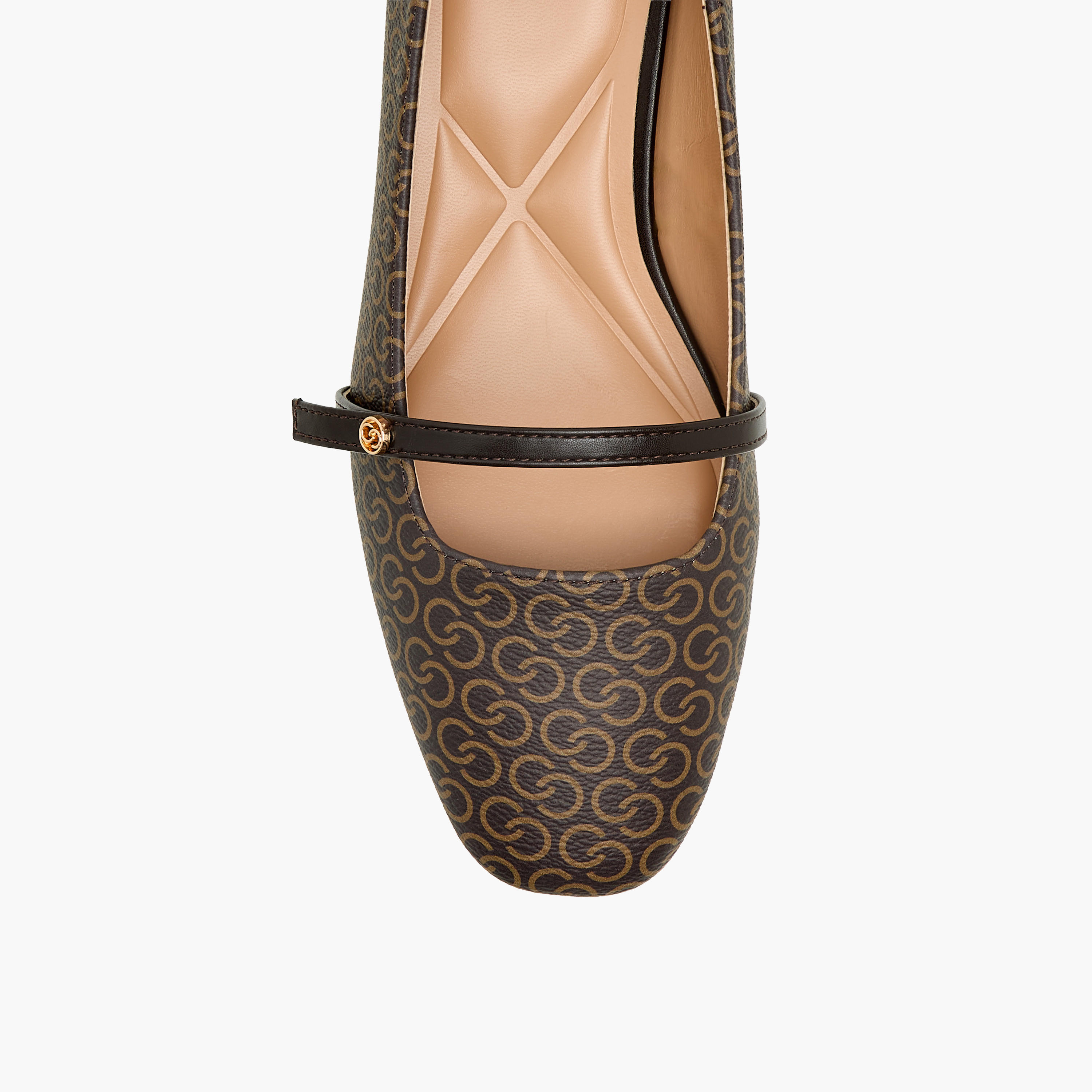 حذاء بكعب عريض وطبعات مونوجرام للنساء من سيليست-women-shoes-heels-image-5